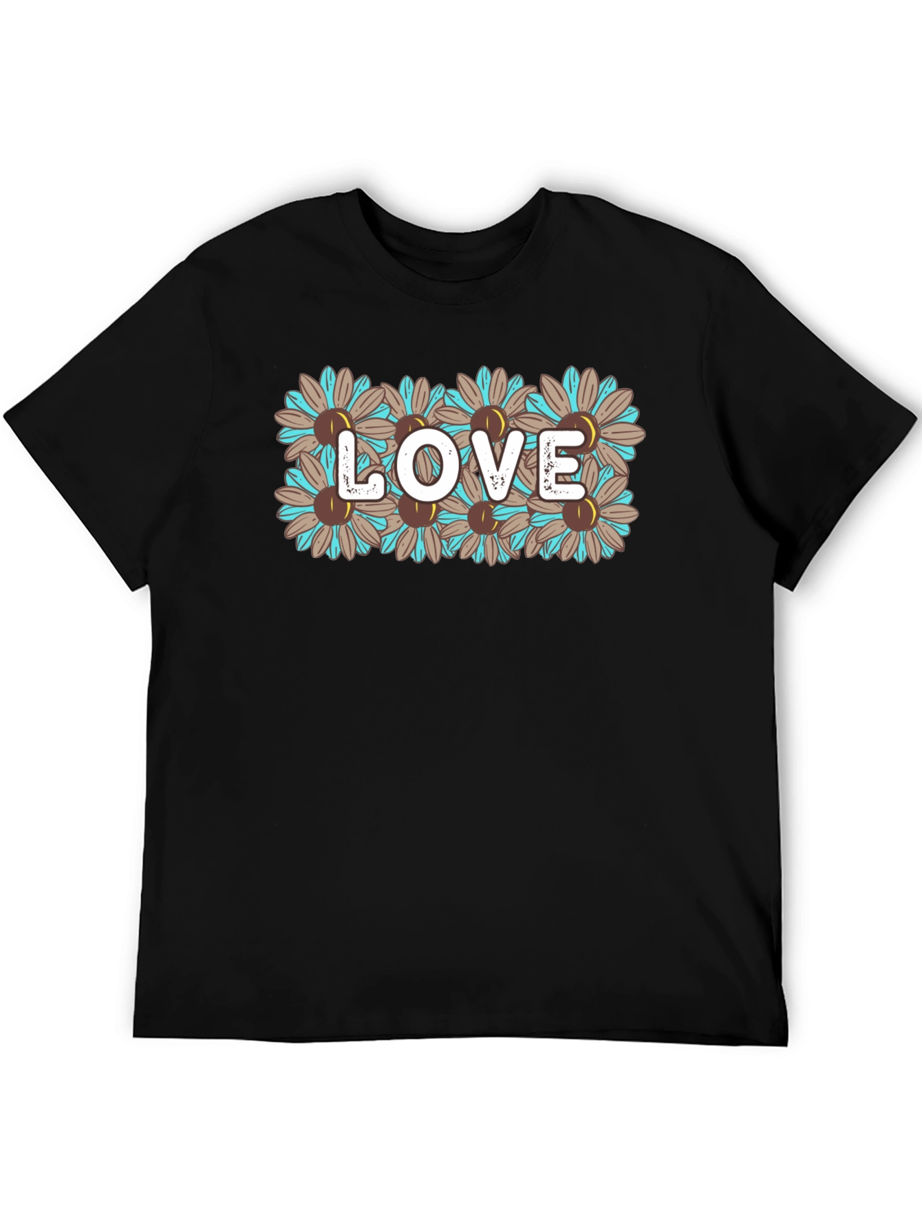 Floral LOVE Graphic Tee - Stylish & Unique