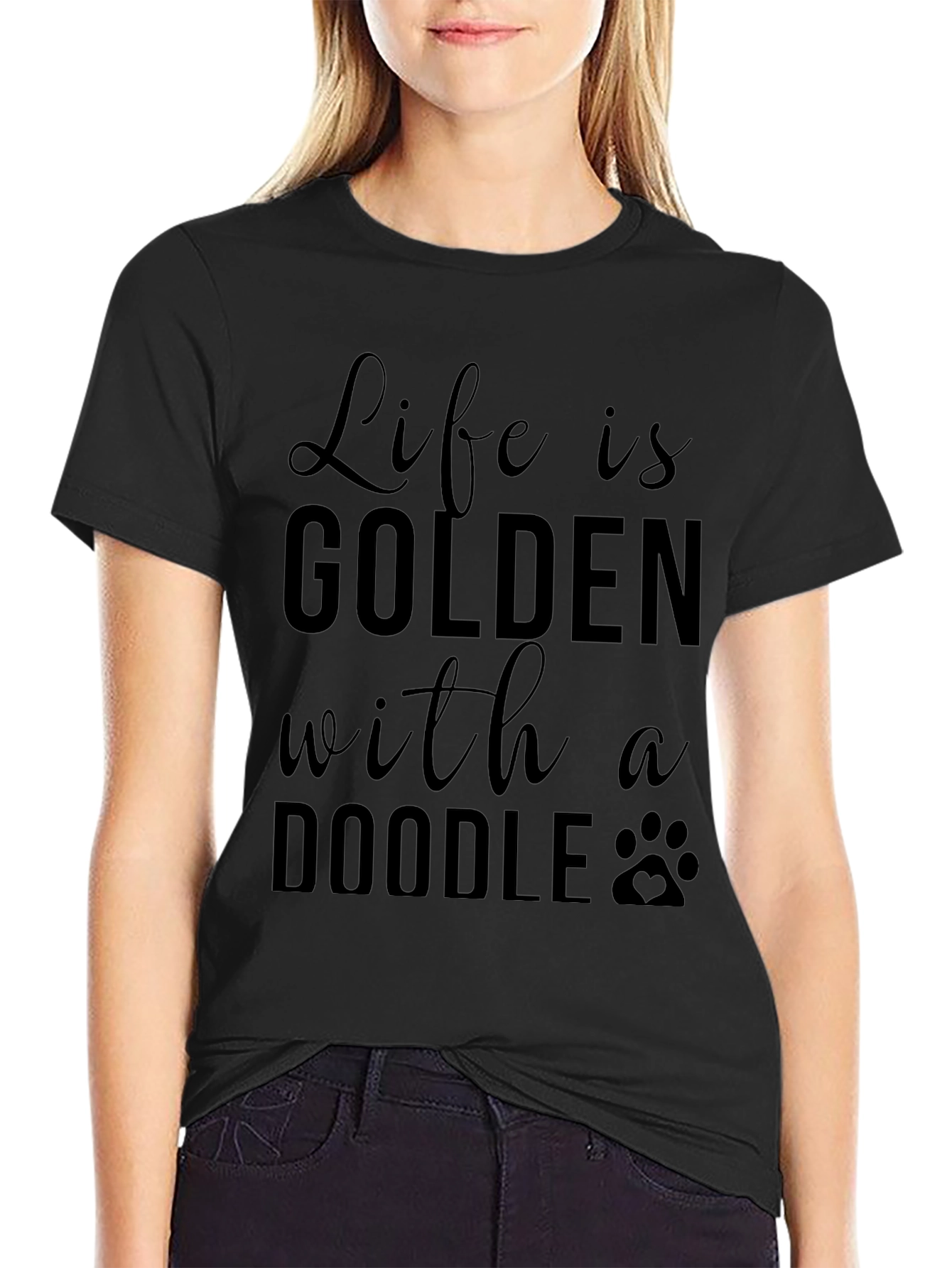 Life is Golden Doodle T-Shirt