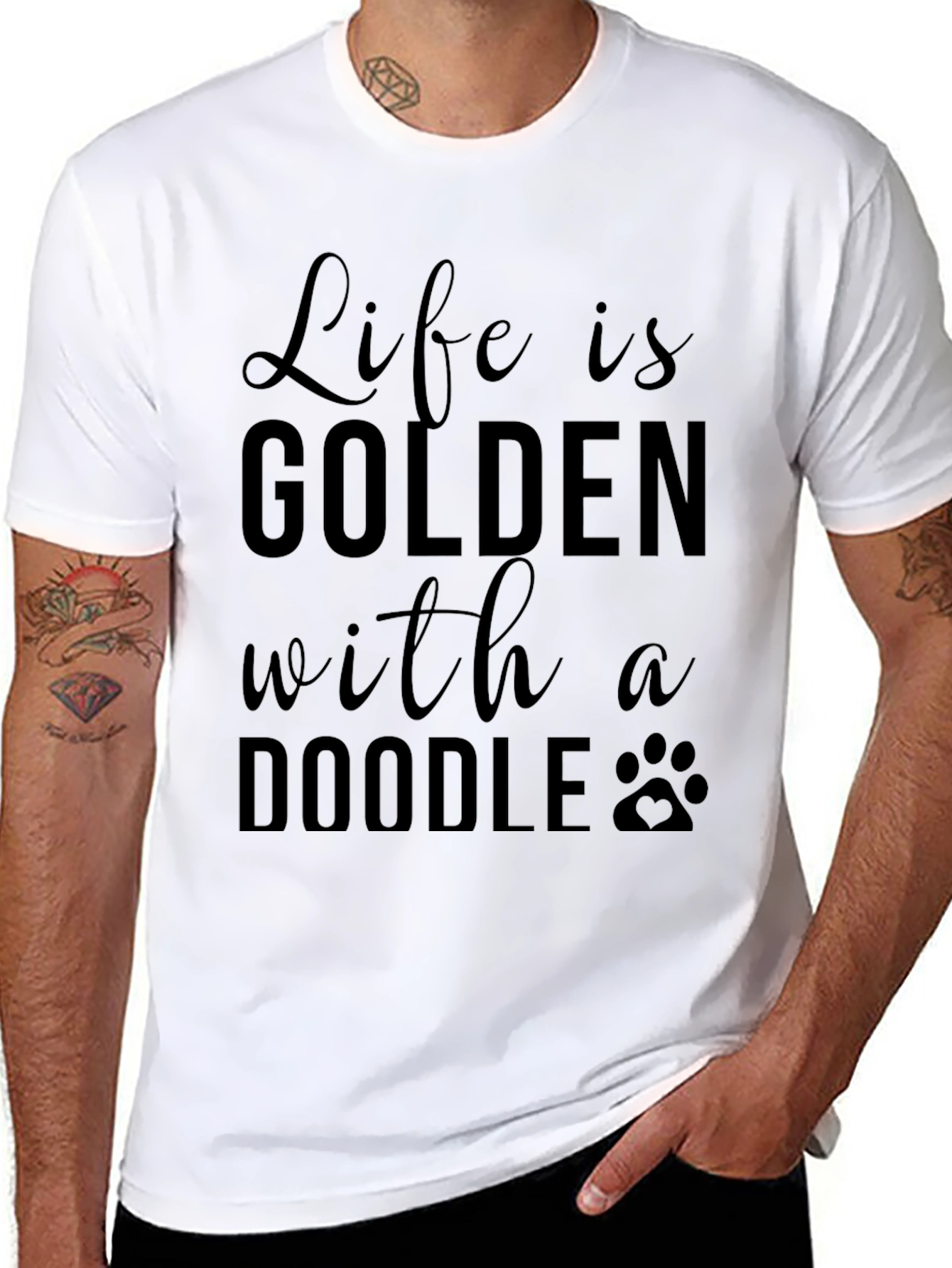 Life is Golden Doodle T-Shirt