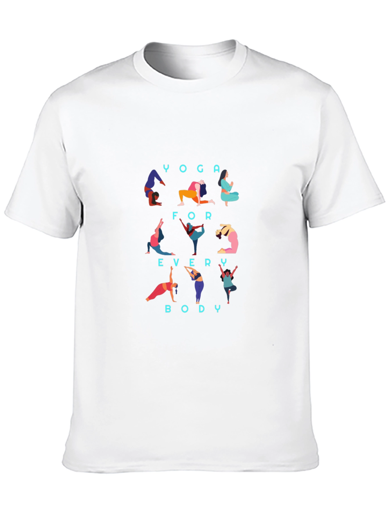 Yoga for Every Body Black T-Shirt