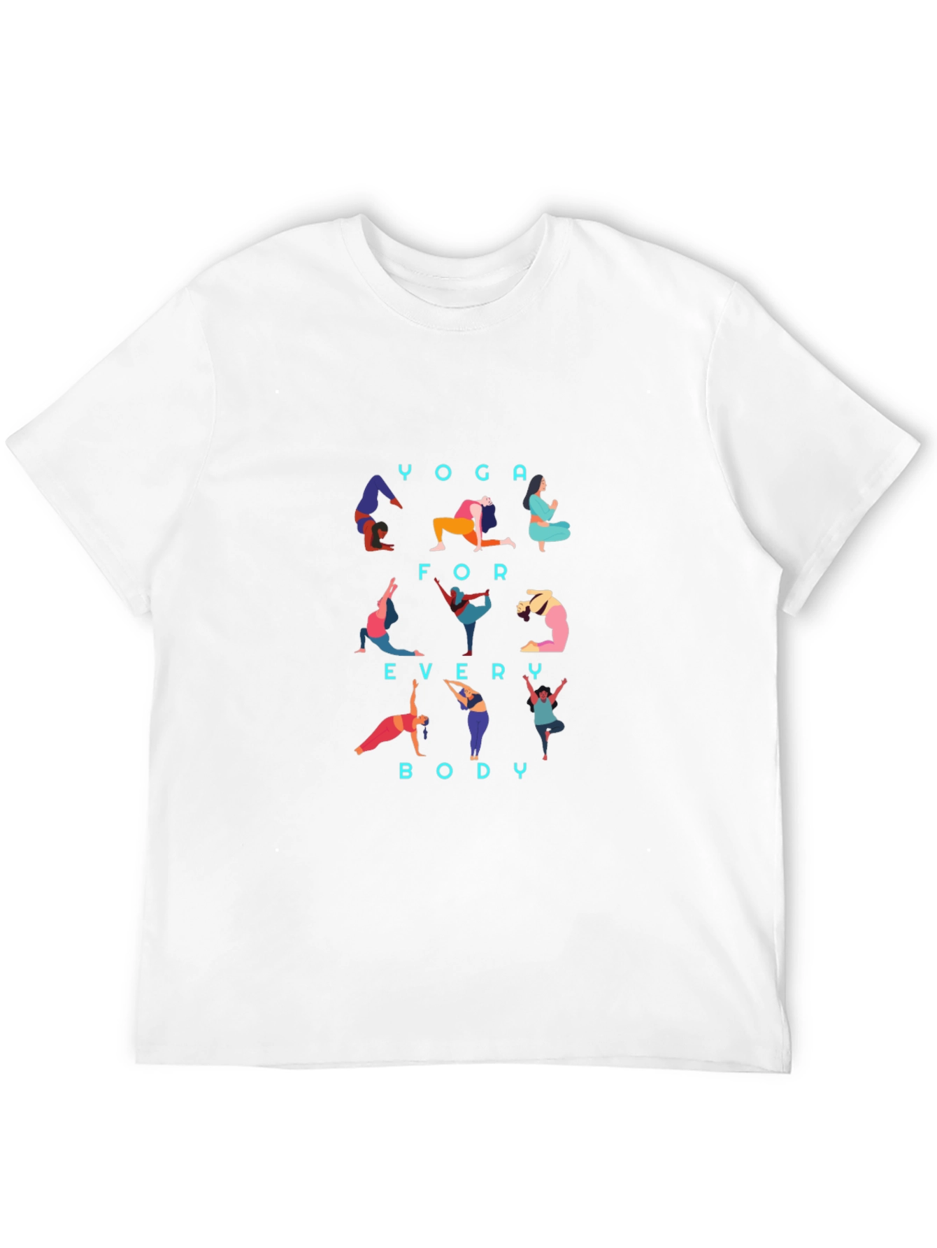 Yoga for Every Body Black T-Shirt