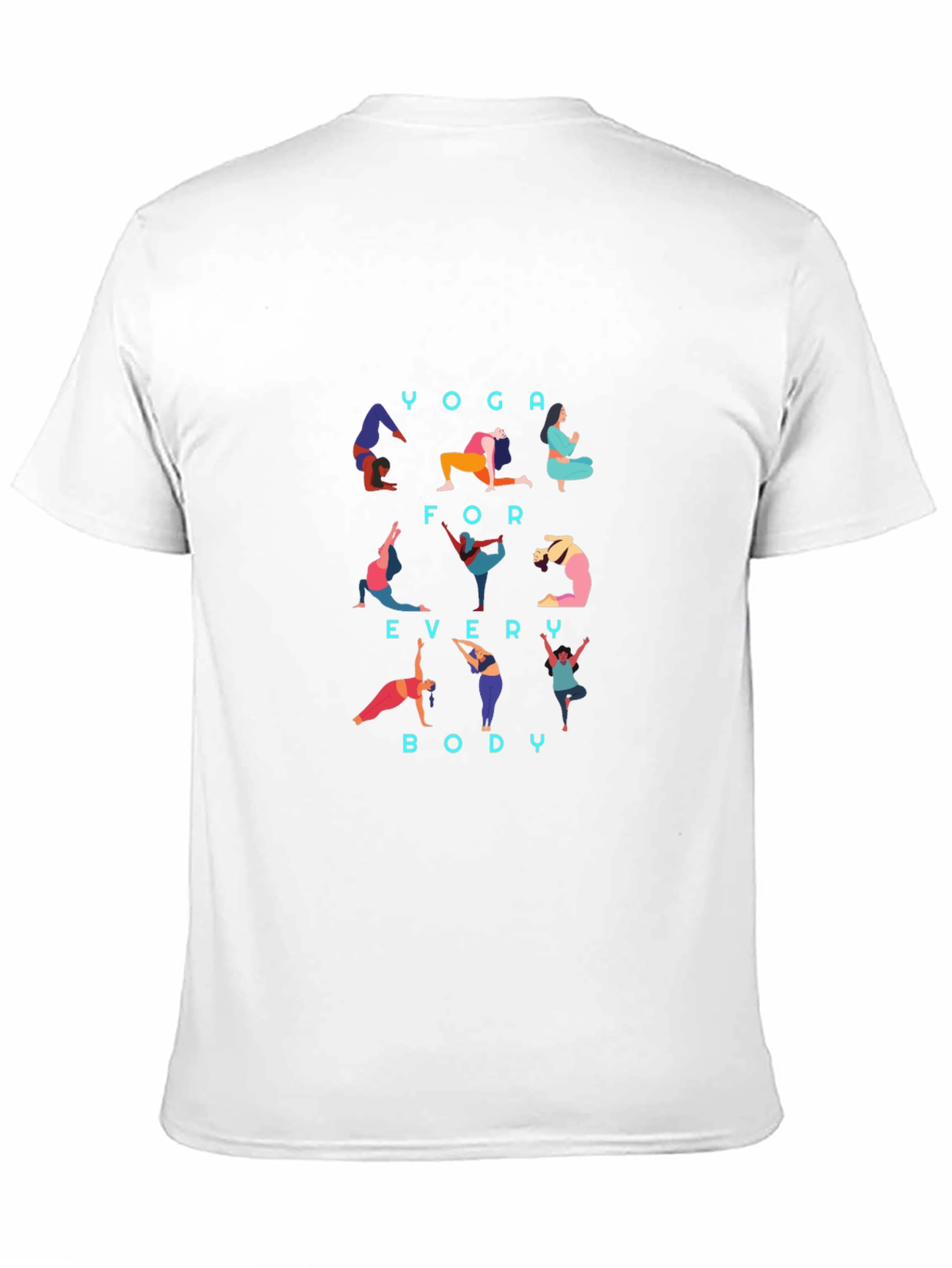 Yoga for Every Body Black T-Shirt