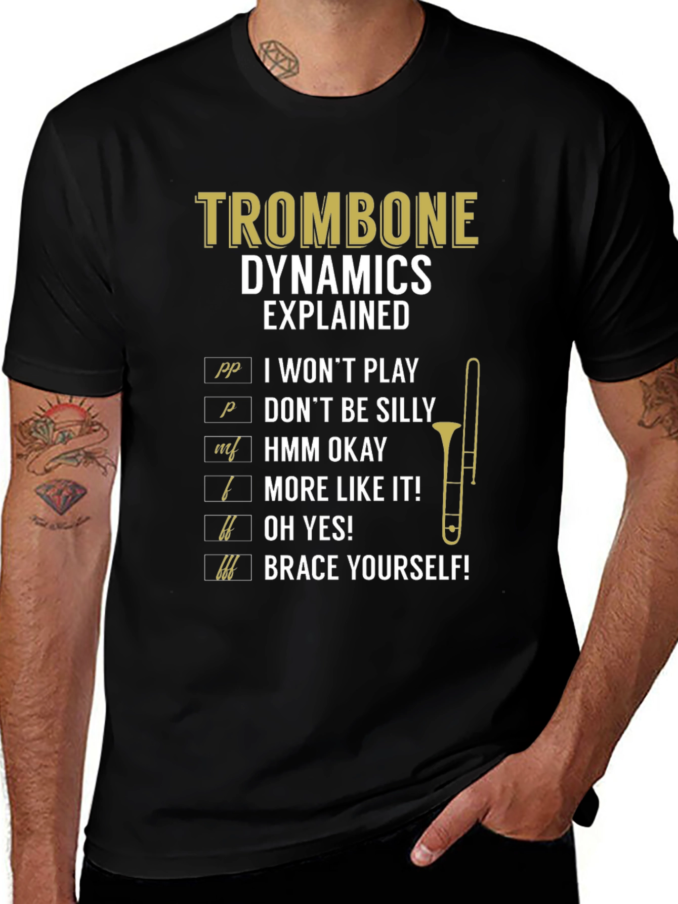 Trombone Dynamics Explained T-Shirt