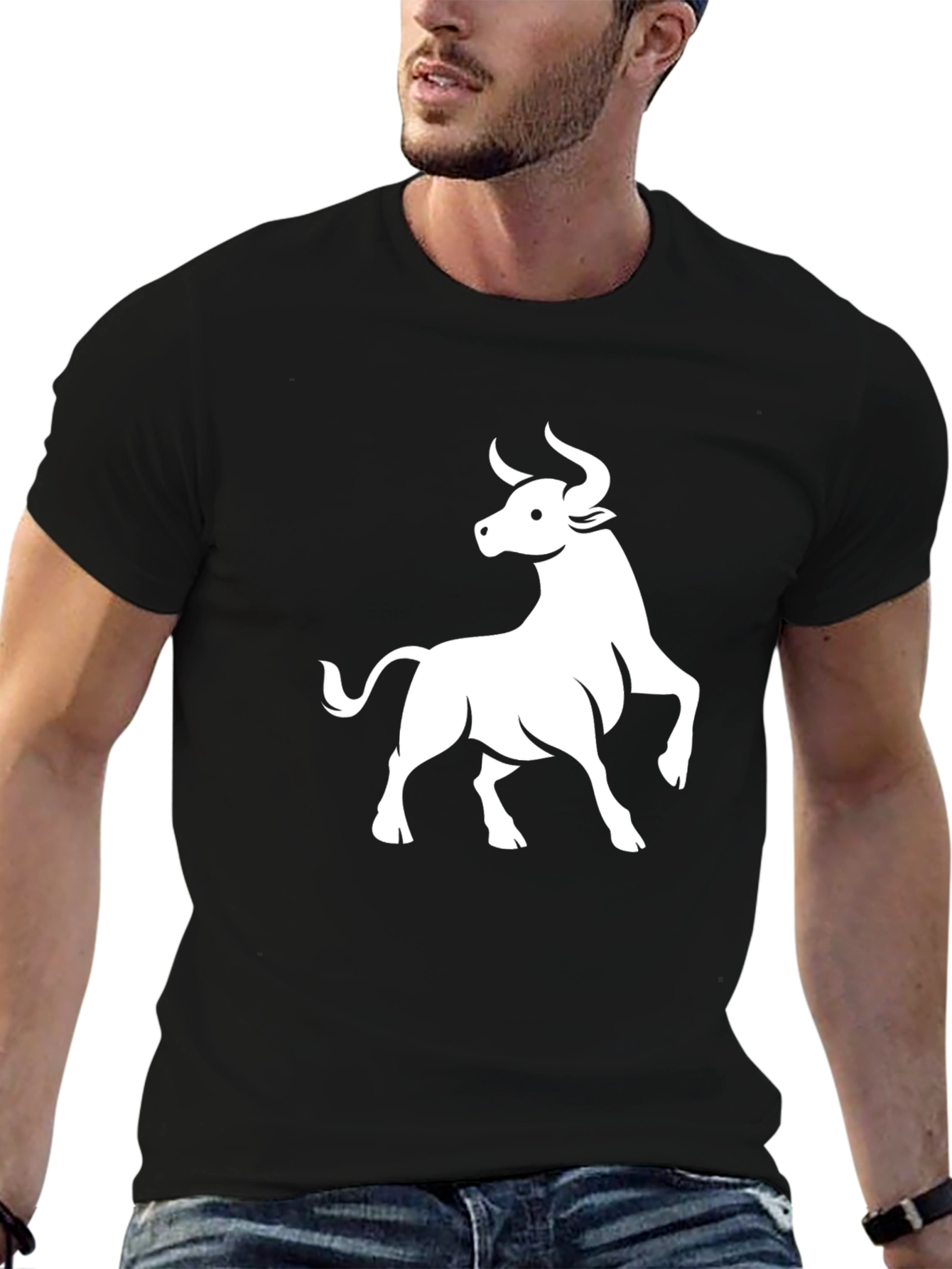 Taurus Graphic Tee - Black