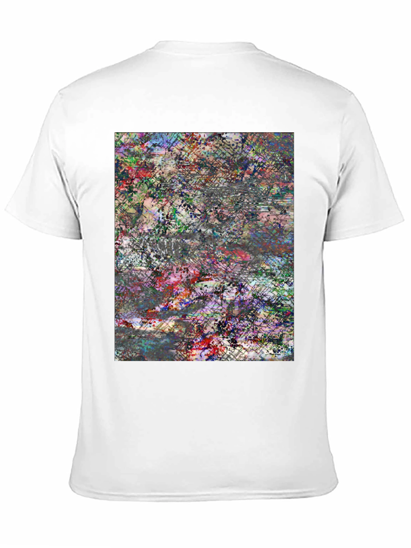 Abstract Art Black T-Shirt: Bold Modern Graphic Tee