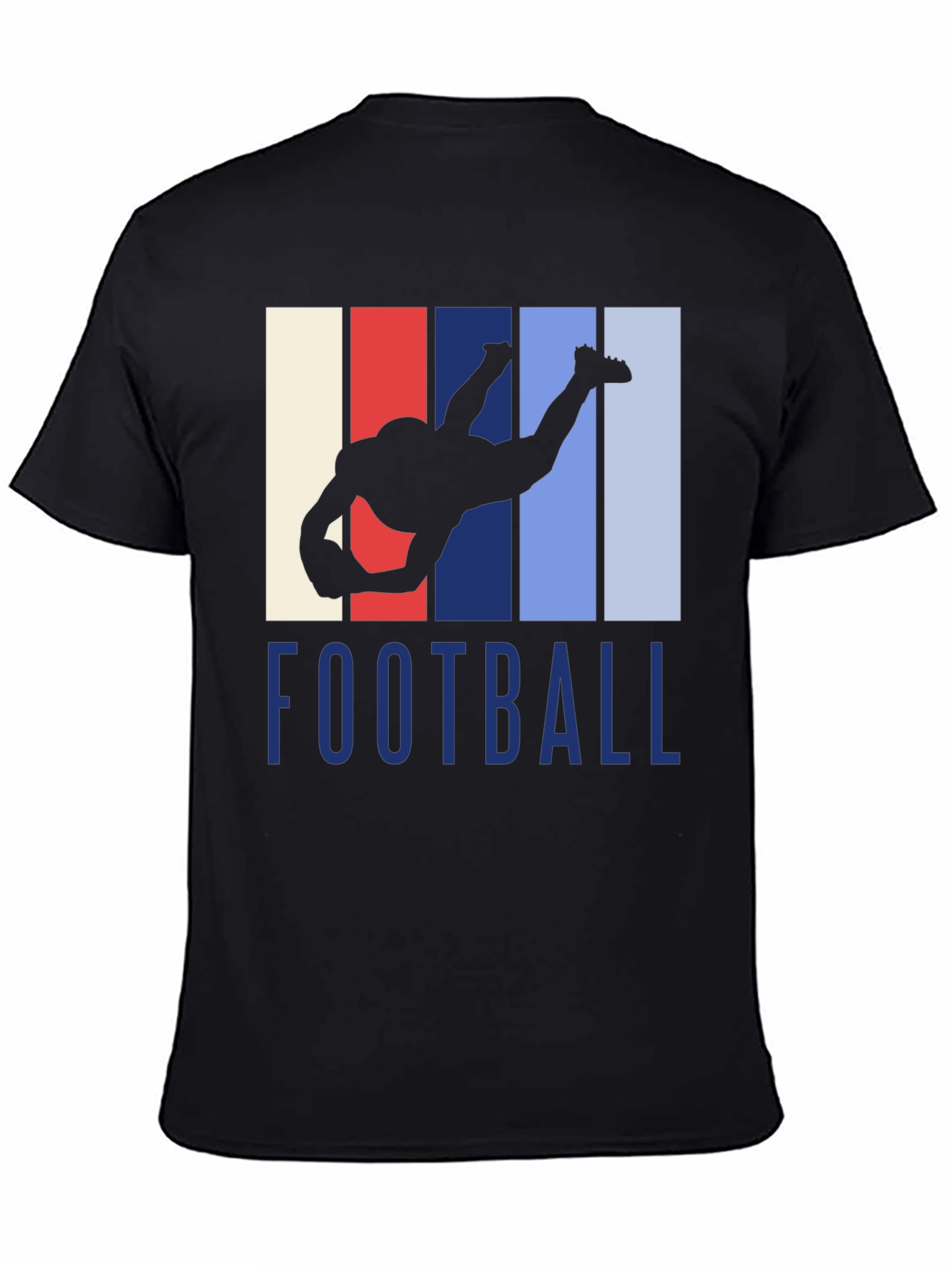 Football Player Silhouette T-Shirt