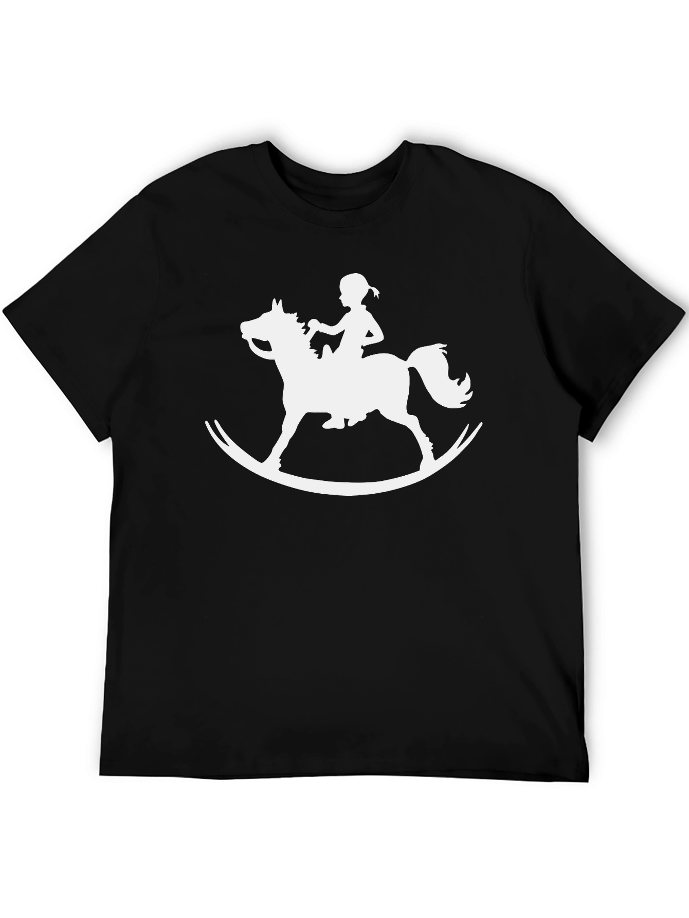 Rocking Horse Graphic Tee - Classic Black T-Shirt