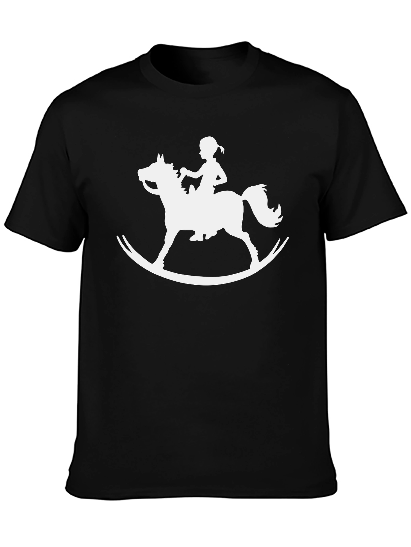 Rocking Horse Graphic Tee - Classic Black T-Shirt