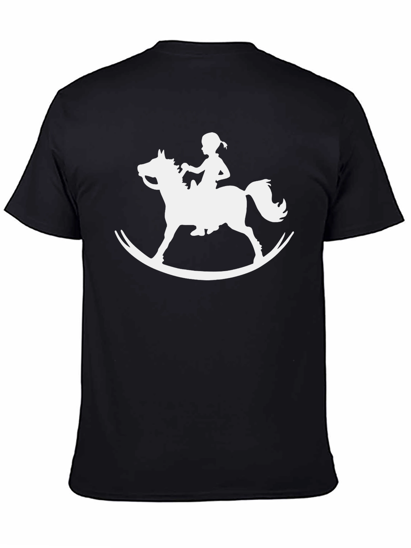 Rocking Horse Graphic Tee - Classic Black T-Shirt
