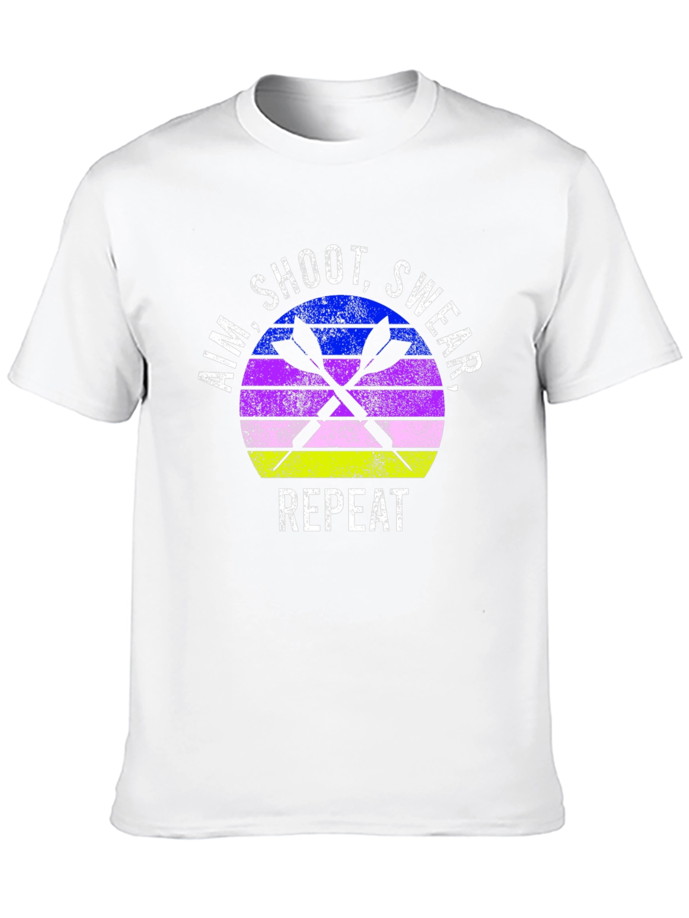 Aim Shoot Swear Repeat Dart T-Shirt