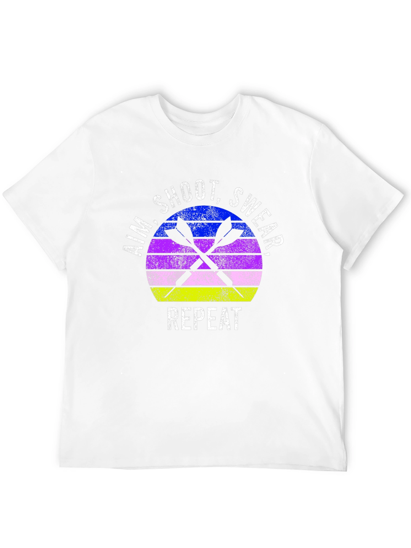 Aim Shoot Swear Repeat Dart T-Shirt