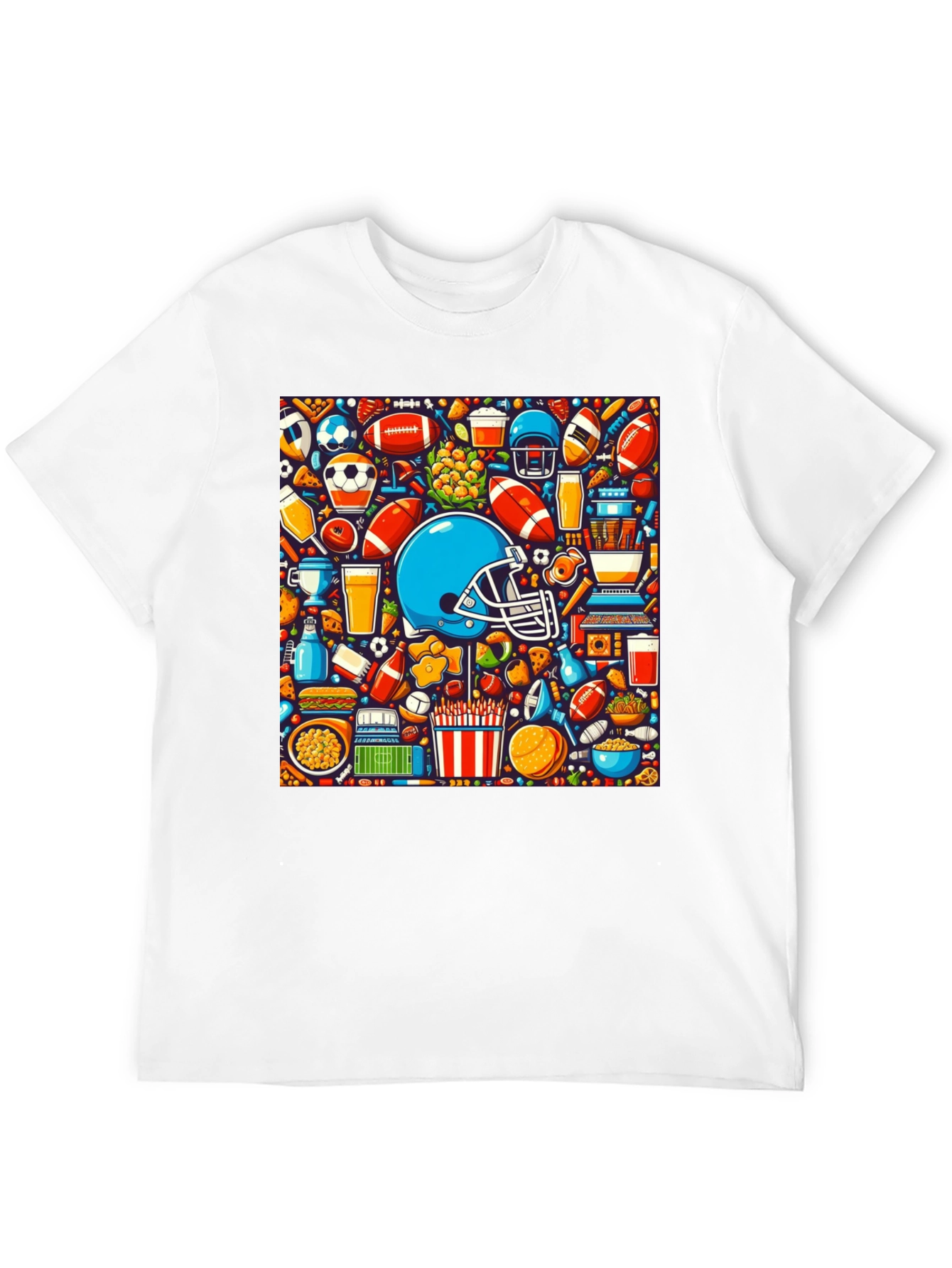 Sports & Snacks Graphic T-Shirt
