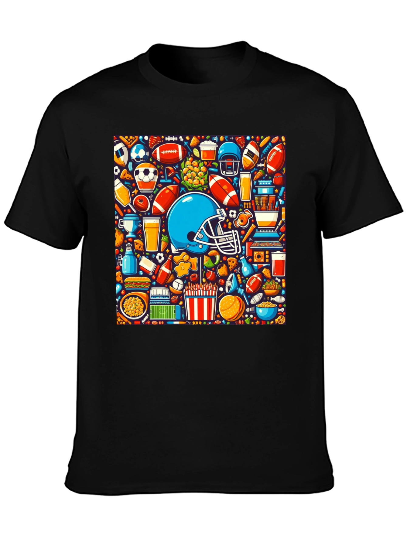 Sports & Snacks Graphic T-Shirt