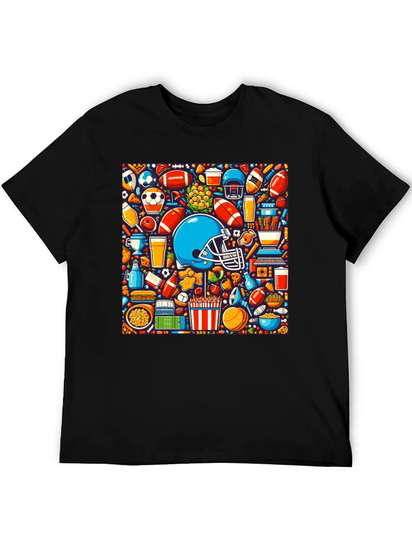 Sports & Snacks Graphic T-Shirt