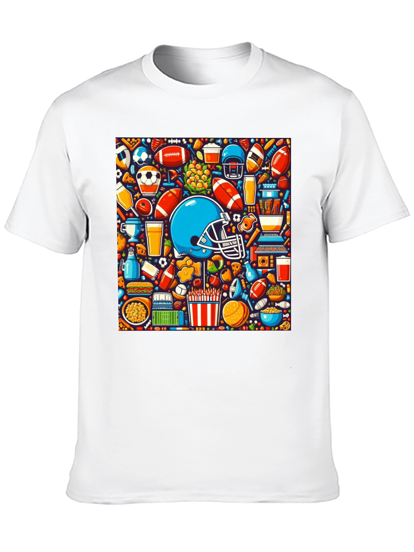 Sports & Snacks Graphic T-Shirt