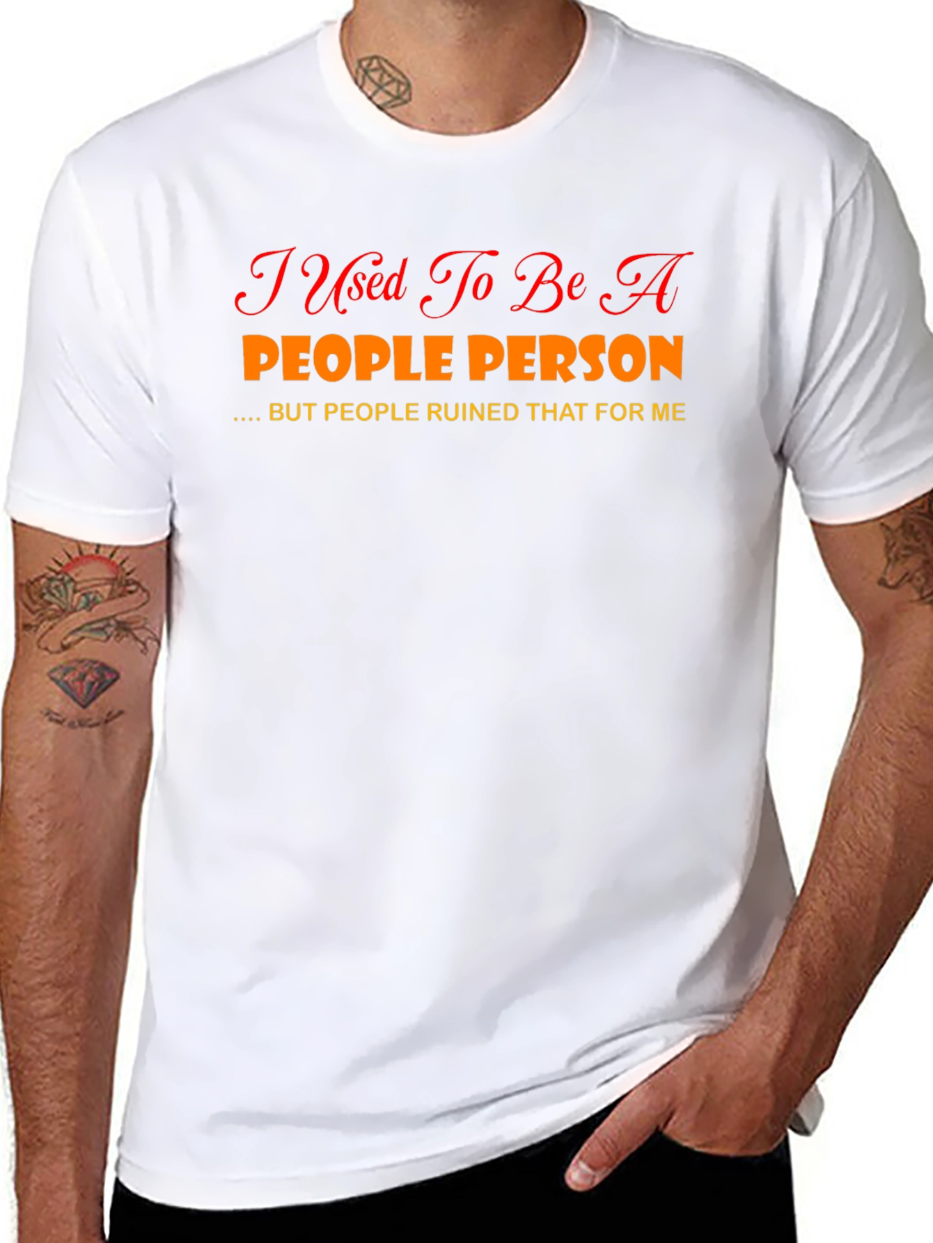 Funny Graphic Tee - People Person T-Shirt