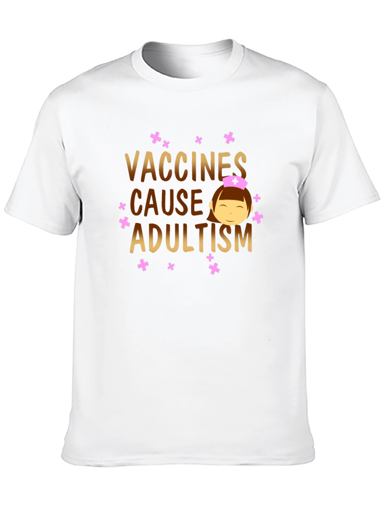 Vaccines Cause Adultism Graphic T-Shirt