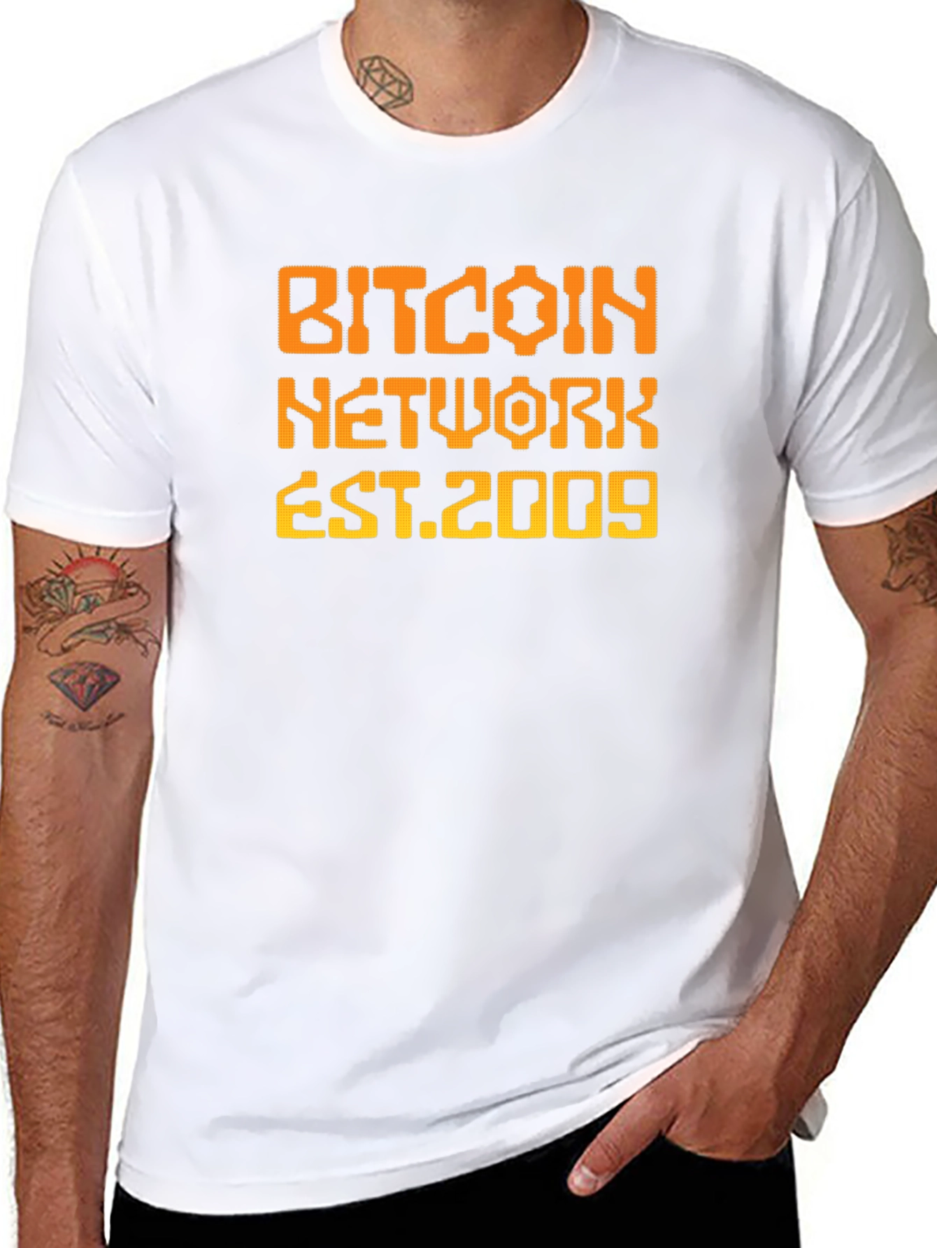 Bitcoin Network EST 2009 Graphic T-Shirt