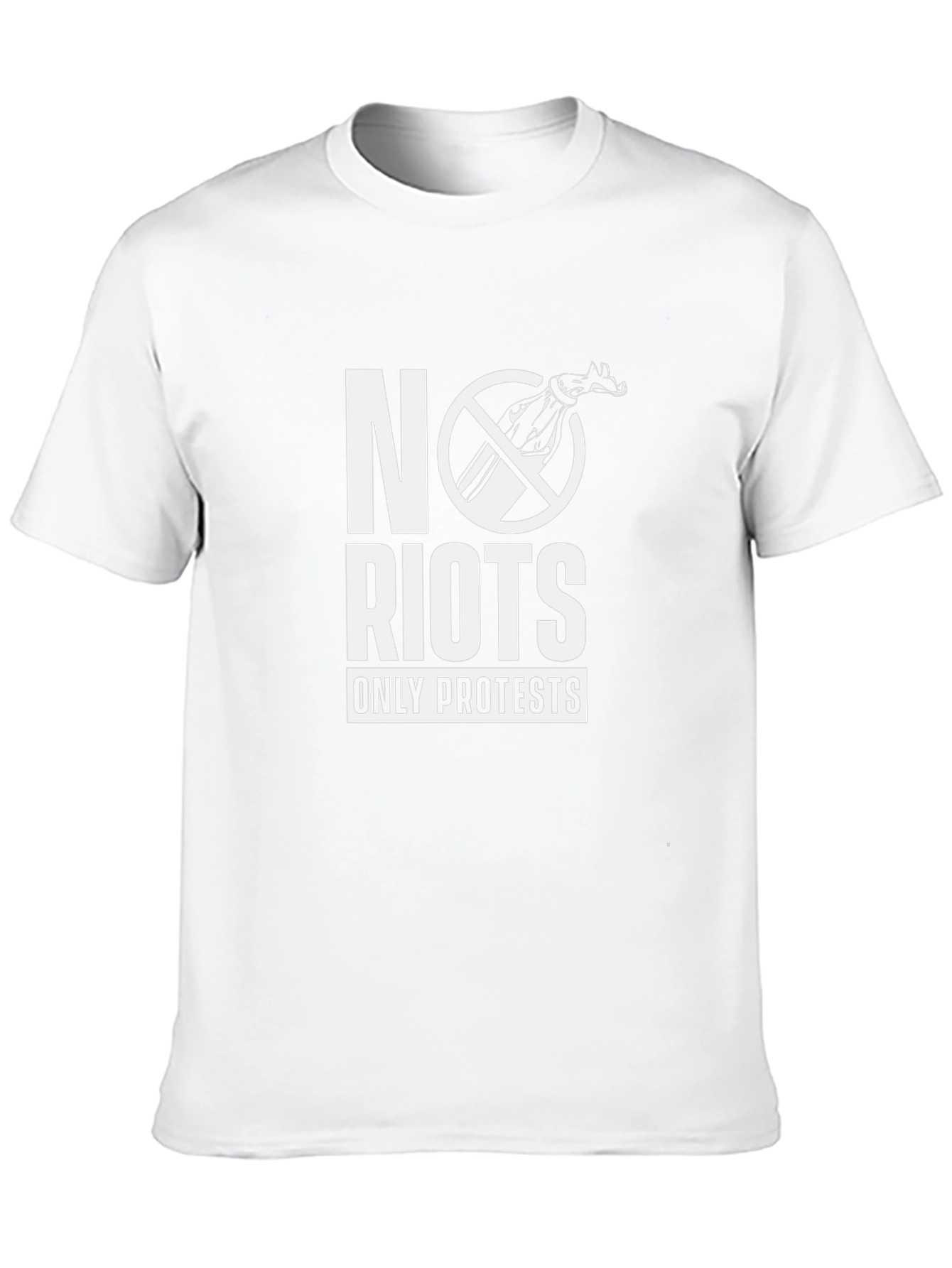 No Riots Only Protests Graphic T-Shirt