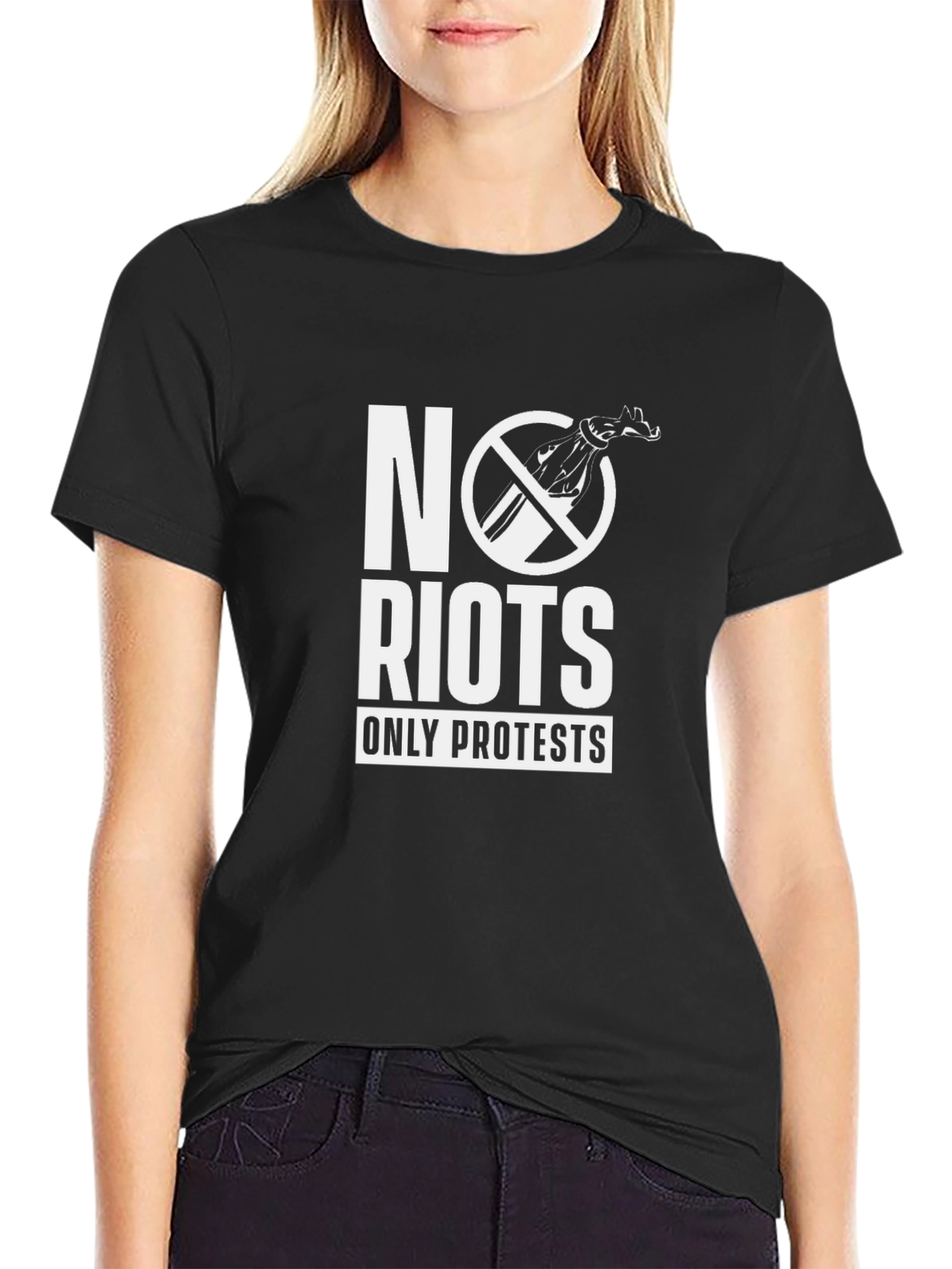 No Riots Only Protests Graphic T-Shirt