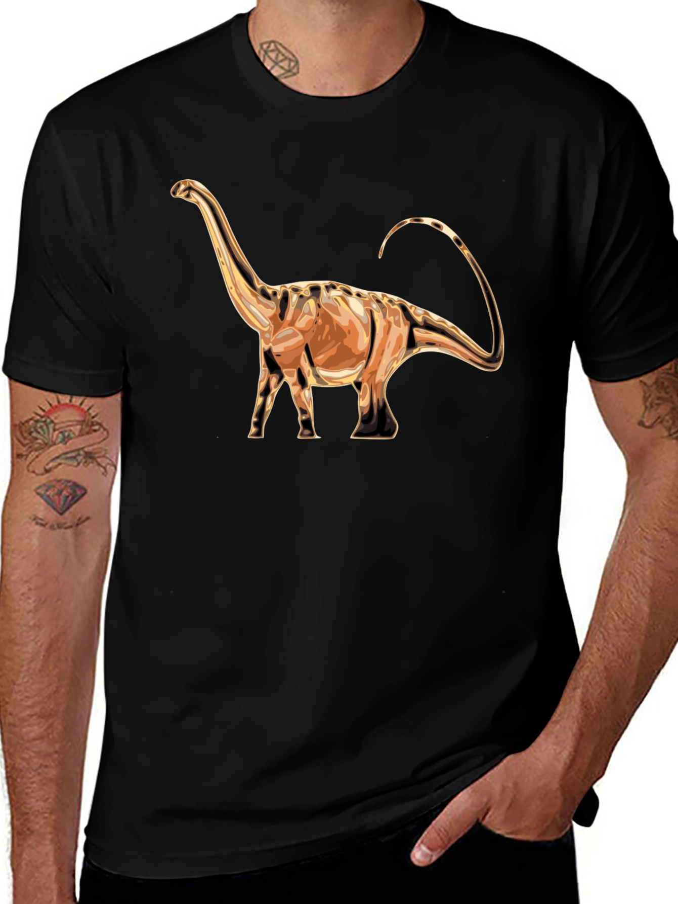 Dino T-Shirt - Brontosaurus Graphic Tee