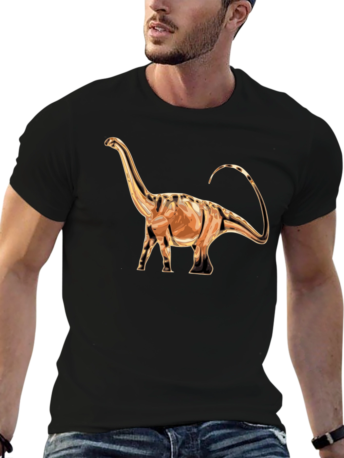 Dino T-Shirt - Brontosaurus Graphic Tee