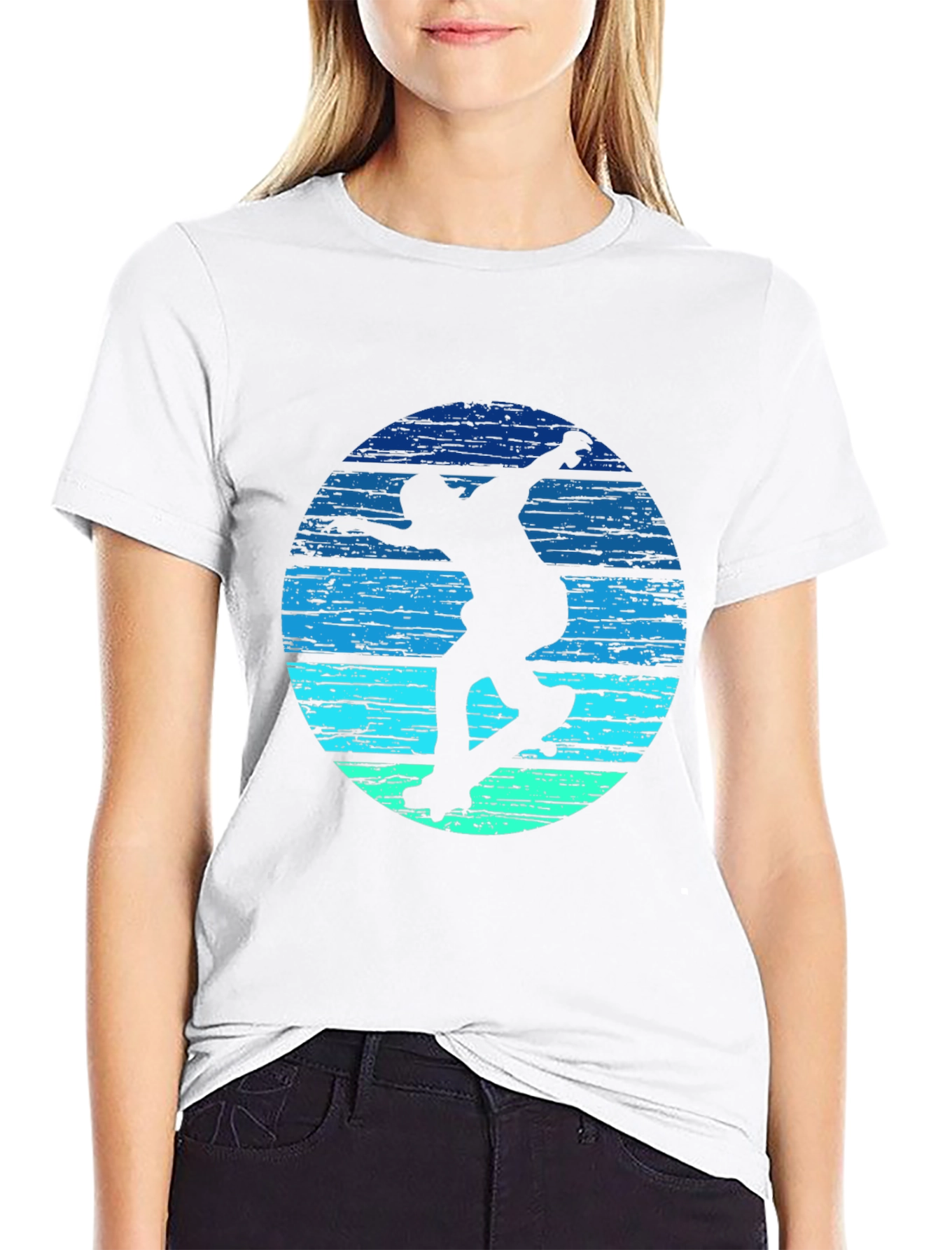 Skater Silhouette Graphic Tee