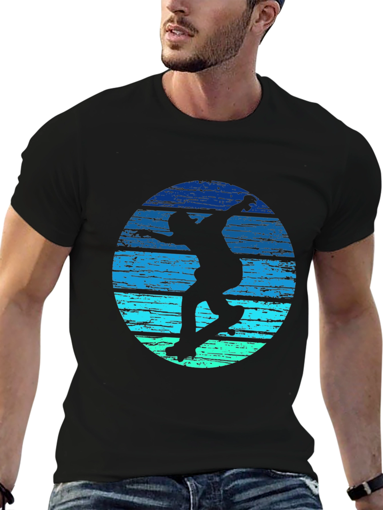 Skater Silhouette Graphic Tee