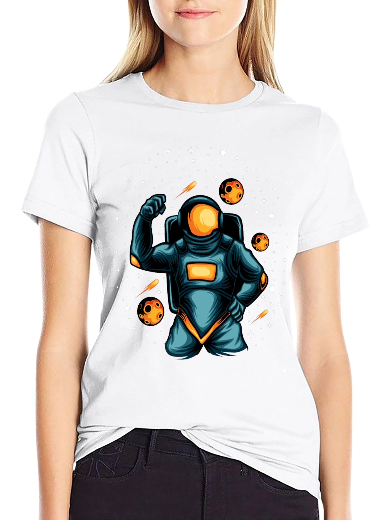 Astronaut Graphic T-Shirt - Space Adventure Tee