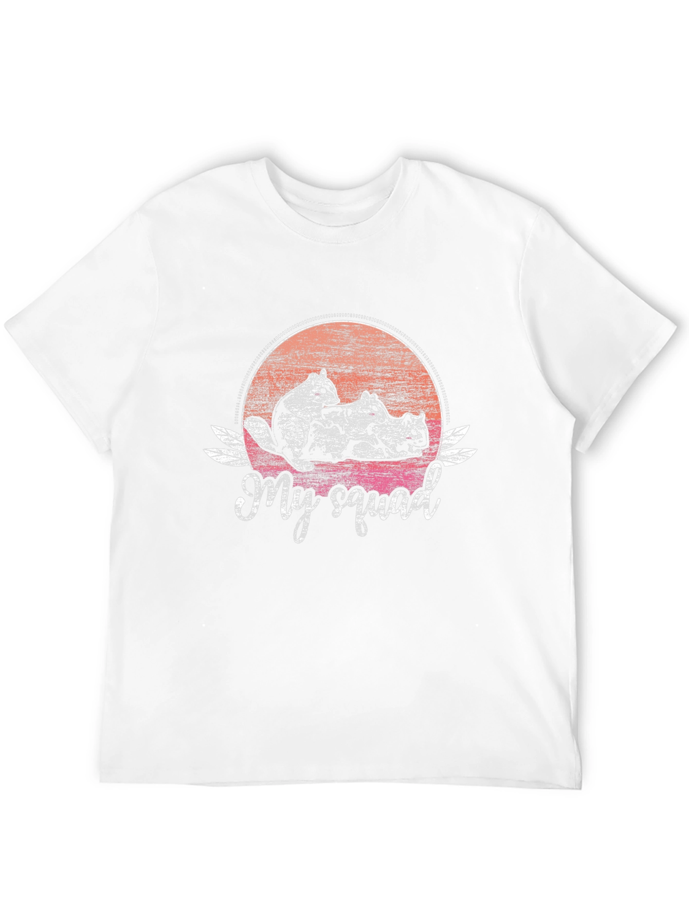 My Squad Squirrel T-Shirt - Trendy Graphic Tee
