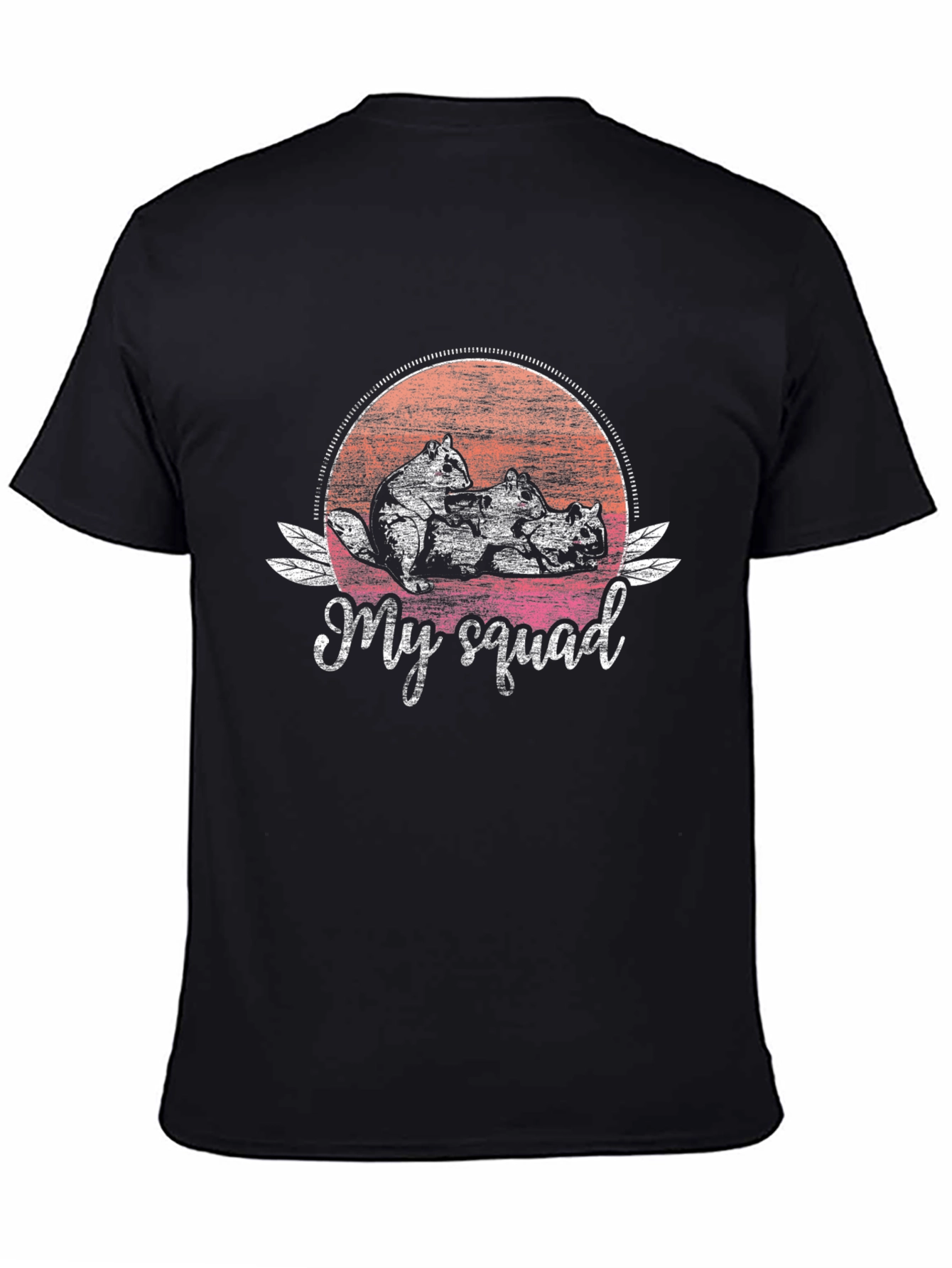 My Squad Squirrel T-Shirt - Trendy Graphic Tee