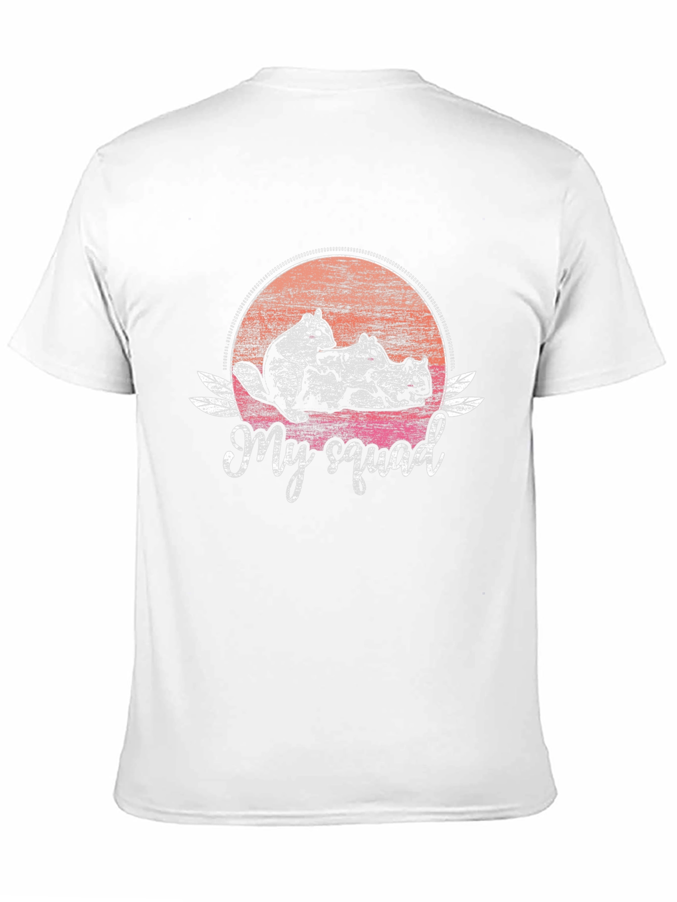 My Squad Squirrel T-Shirt - Trendy Graphic Tee