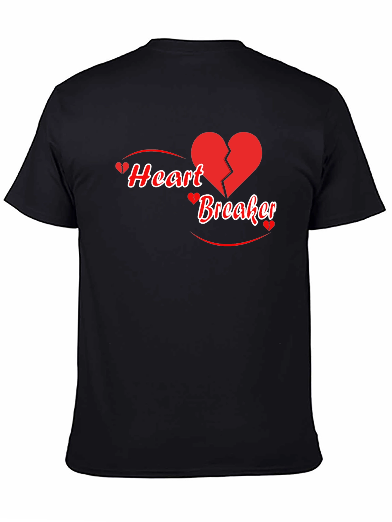 Heart Breaker Graphic T-Shirt - Black