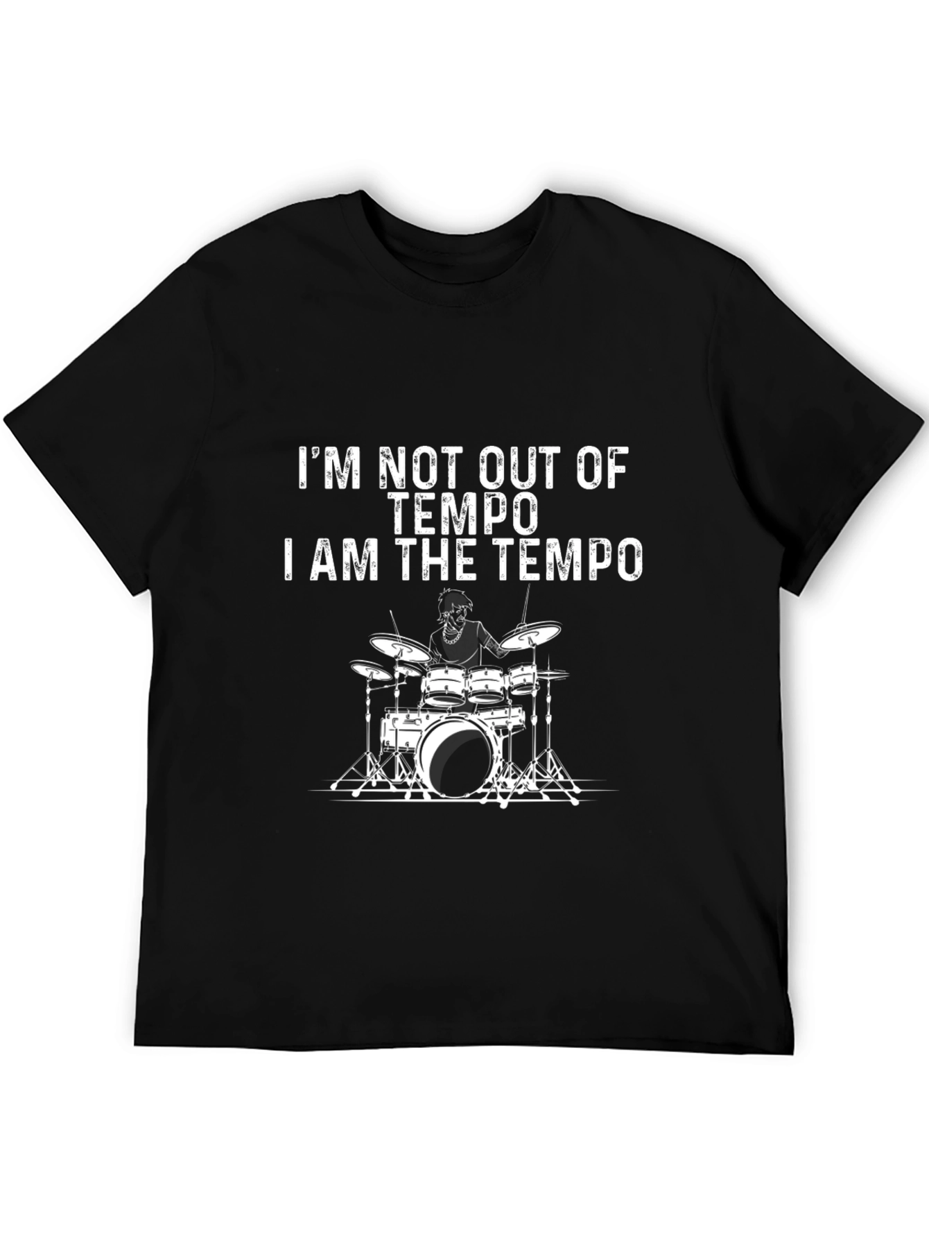 Drummer Tempo T-Shirt - Music Lover Tee