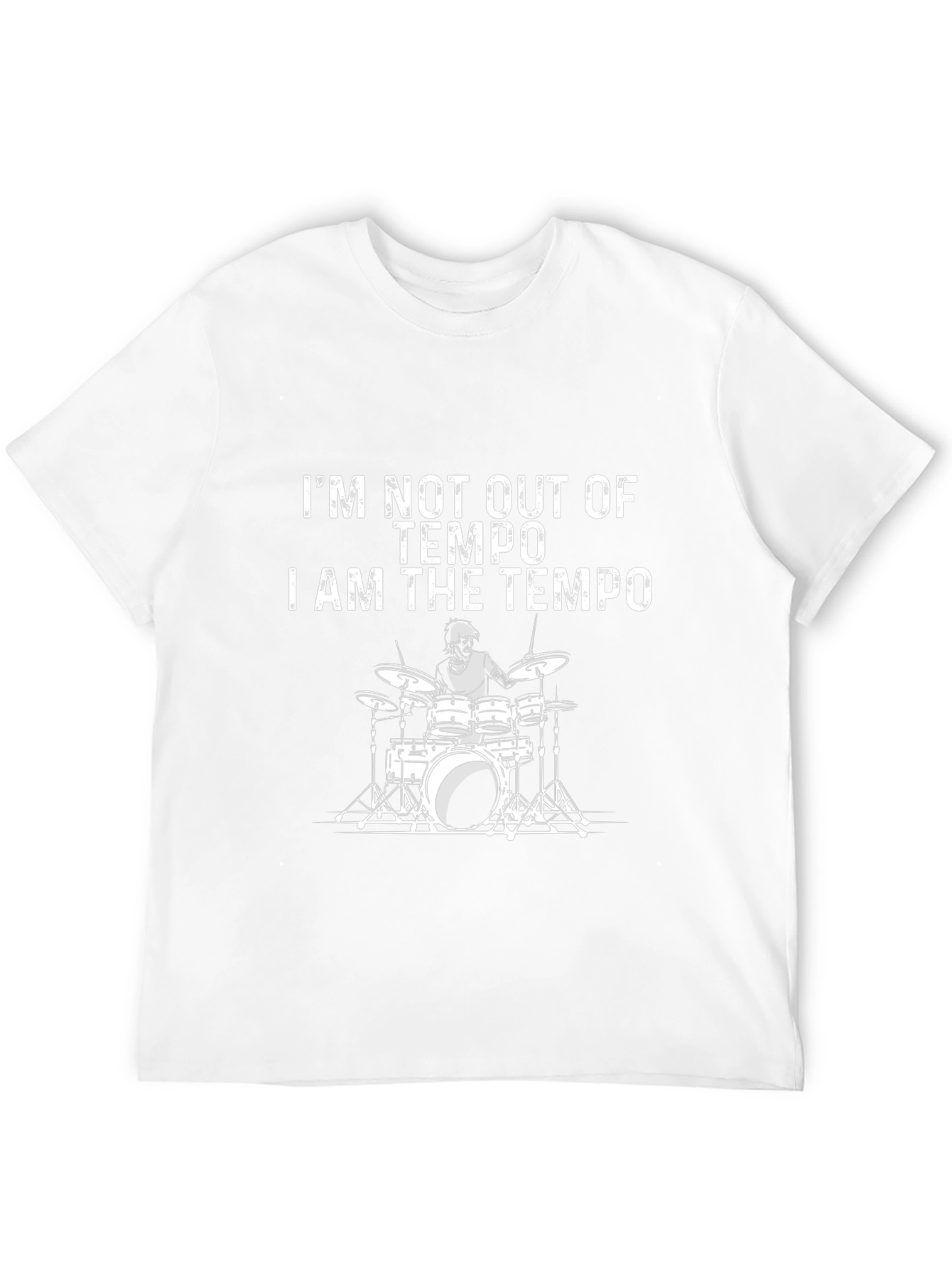 Drummer Tempo T-Shirt - Music Lover Tee