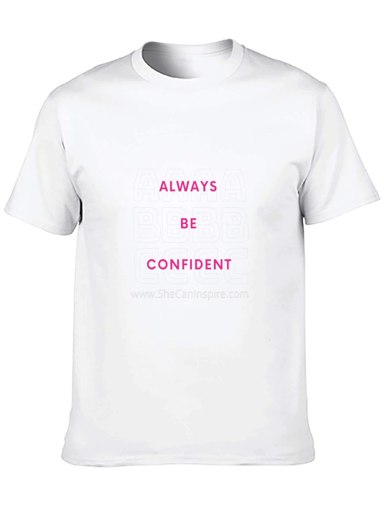 Always Be Confident Black T-Shirt
