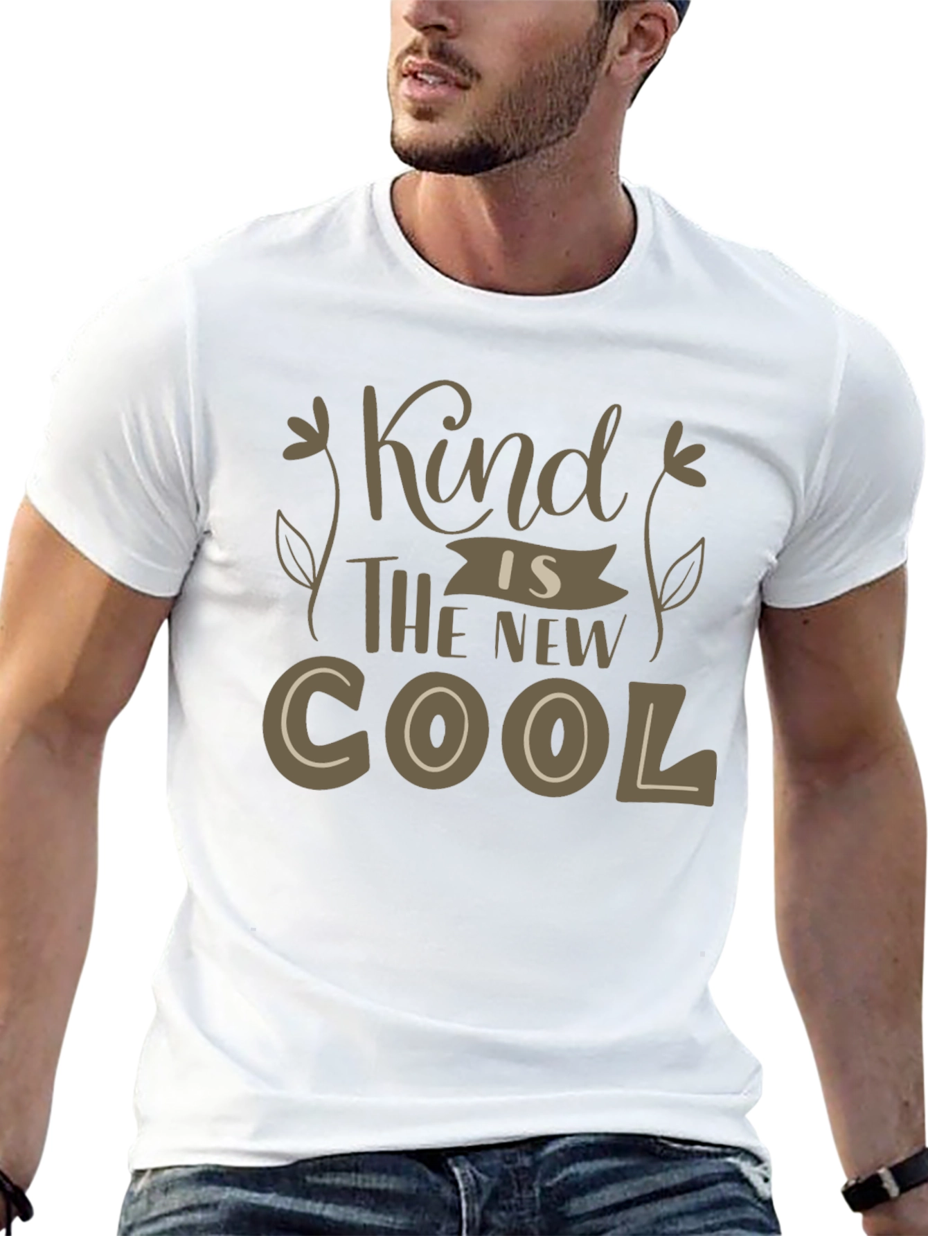 Kind is the New Cool Black Graphic Tee