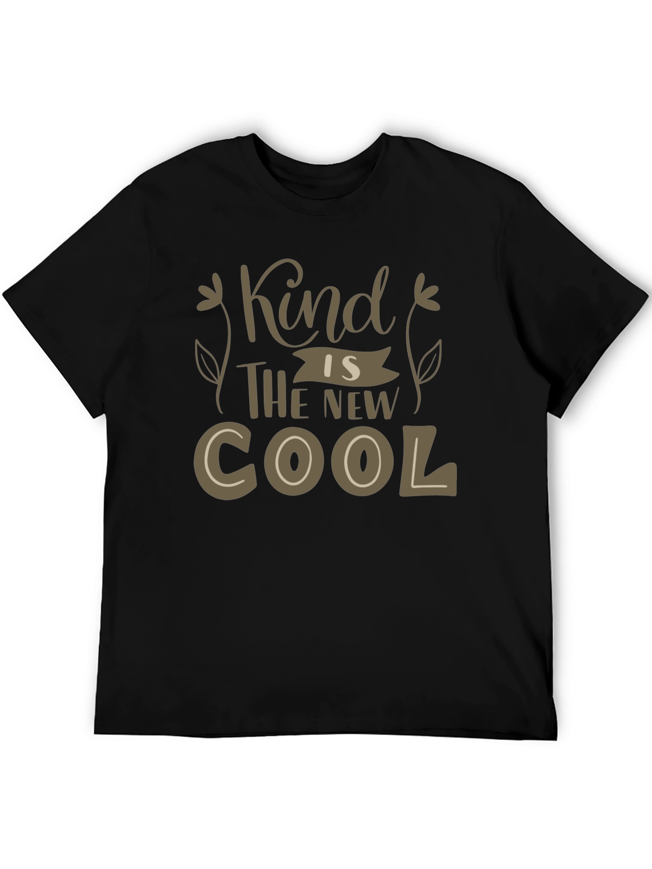 Kind is the New Cool Black Graphic Tee