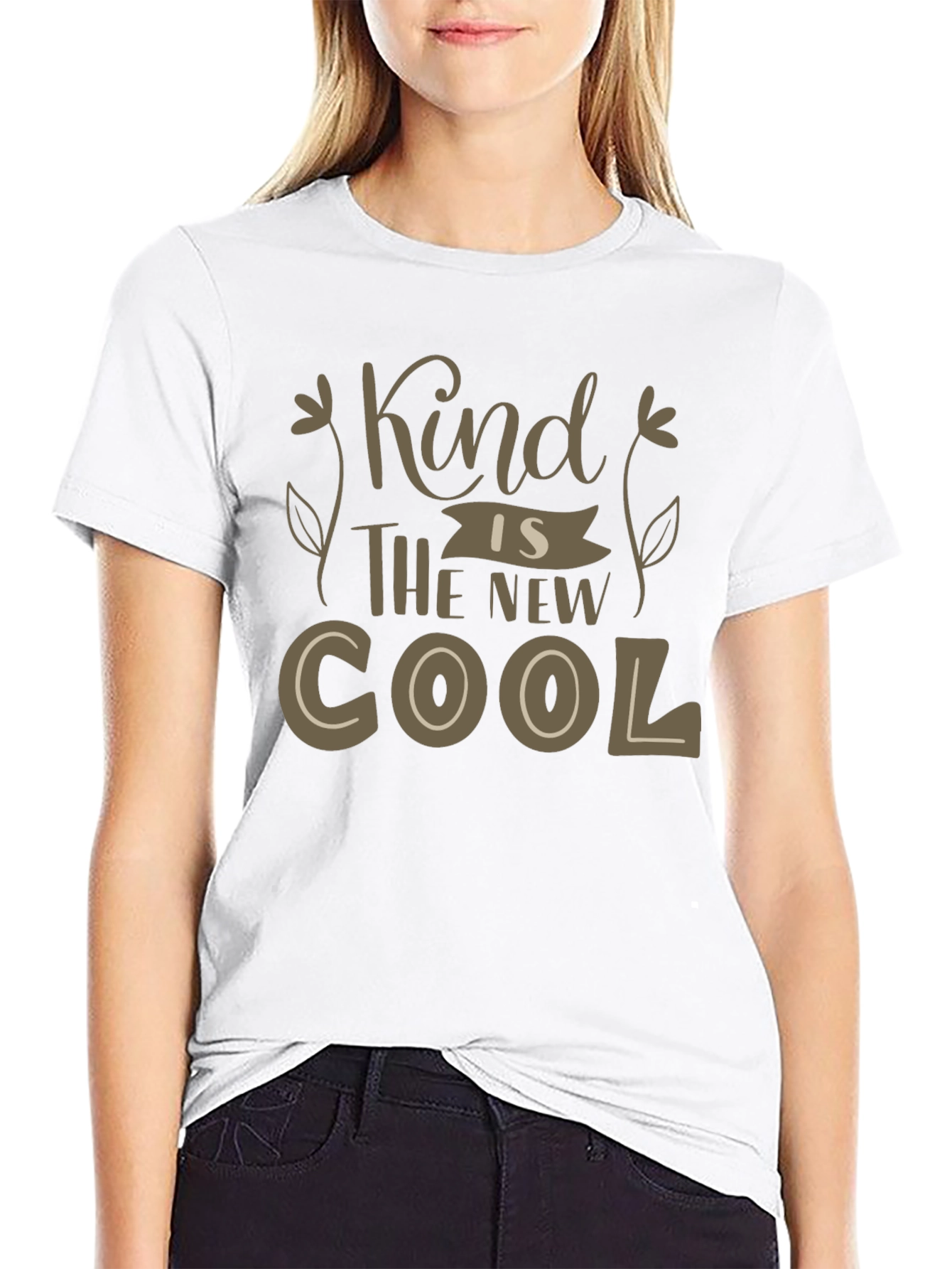 Kind is the New Cool Black Graphic Tee