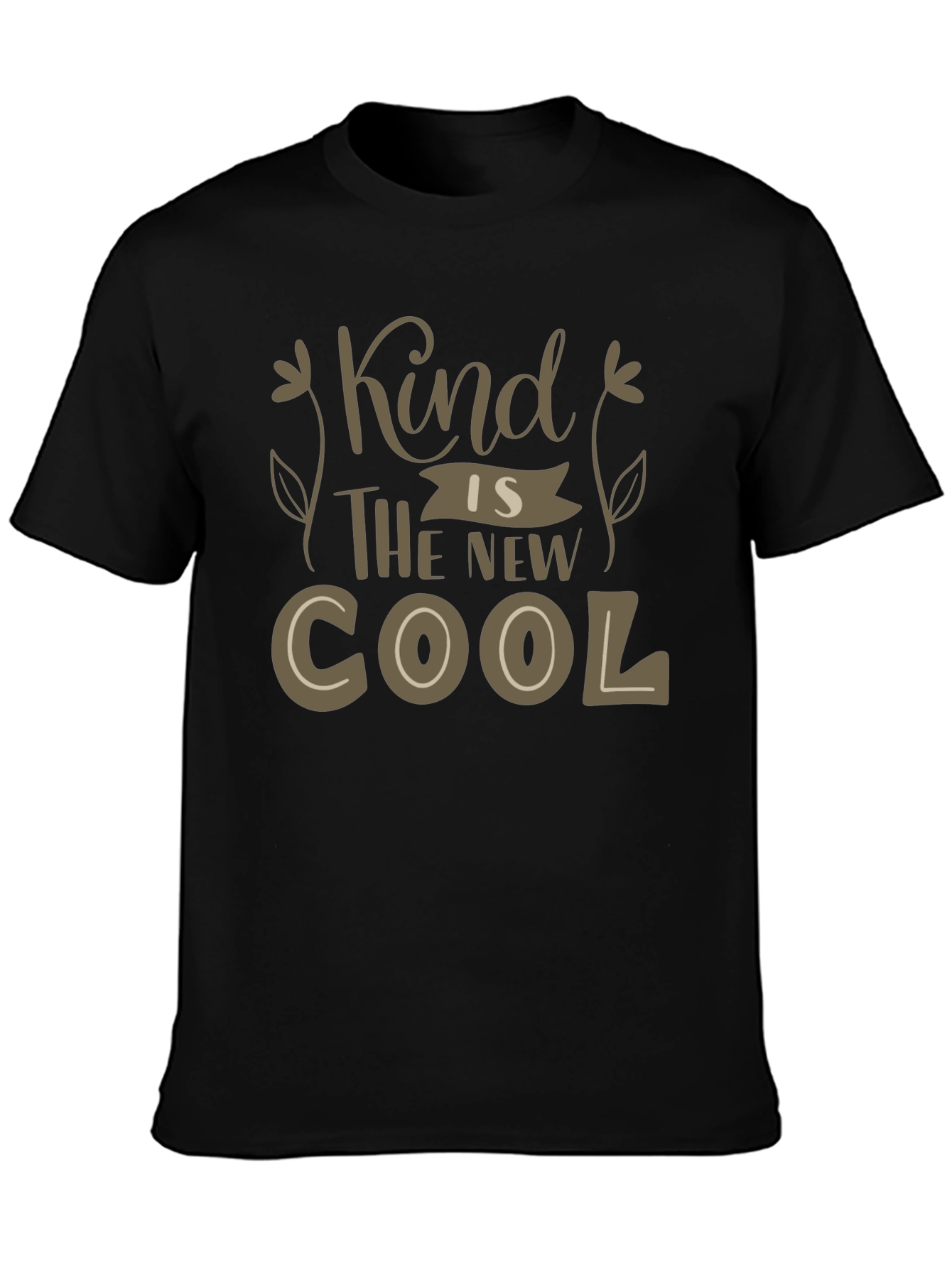 Kind is the New Cool Black Graphic Tee