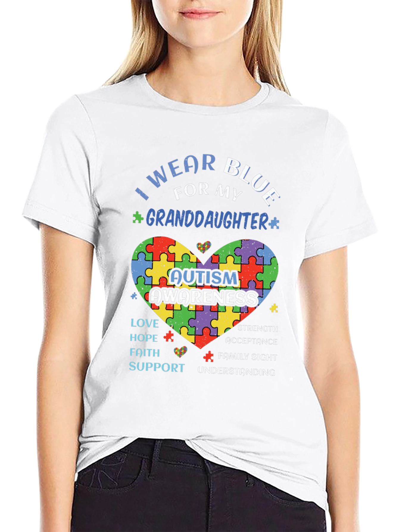 Autism Awareness Granddaughter T-Shirt