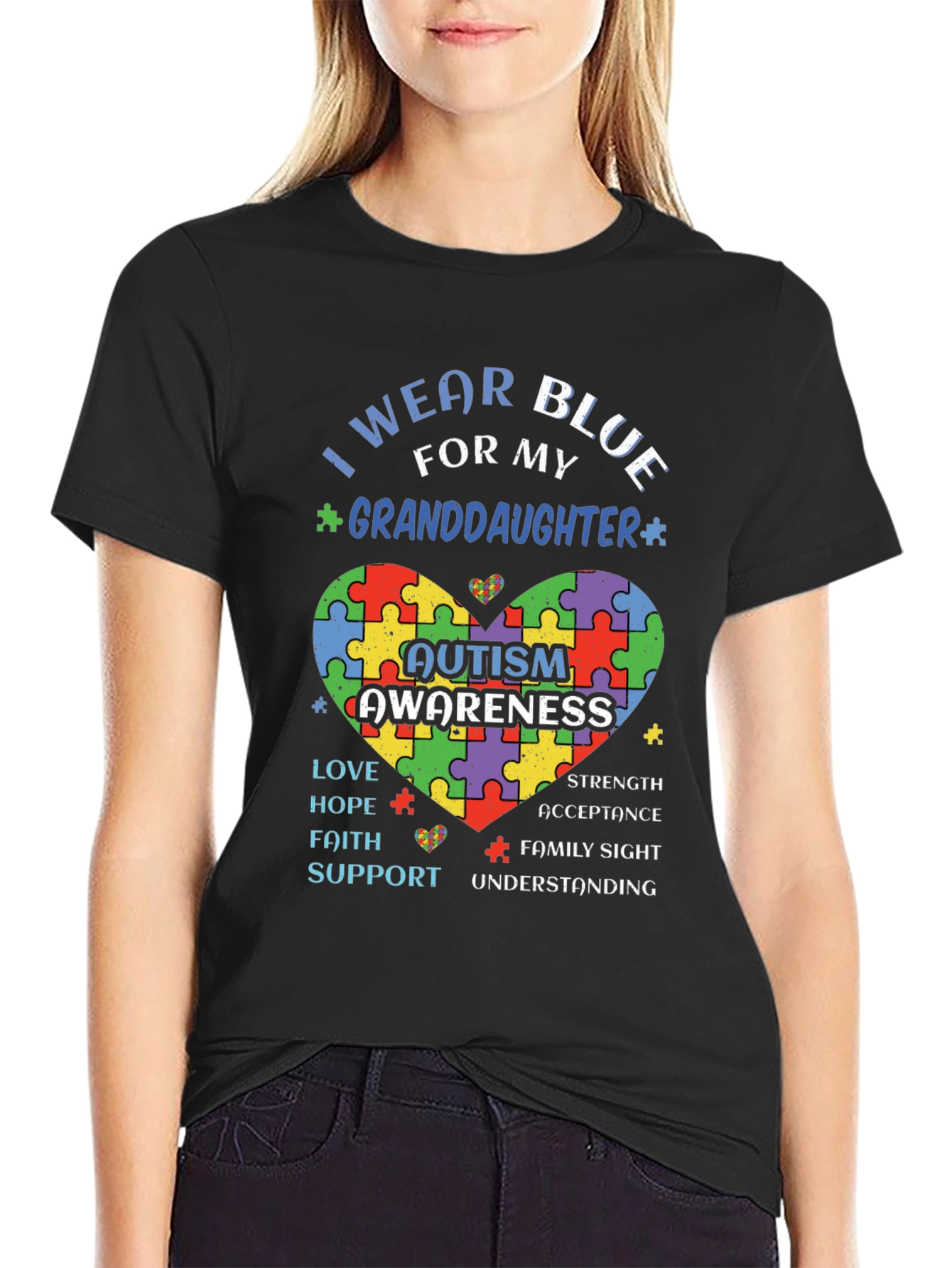 Autism Awareness Granddaughter T-Shirt