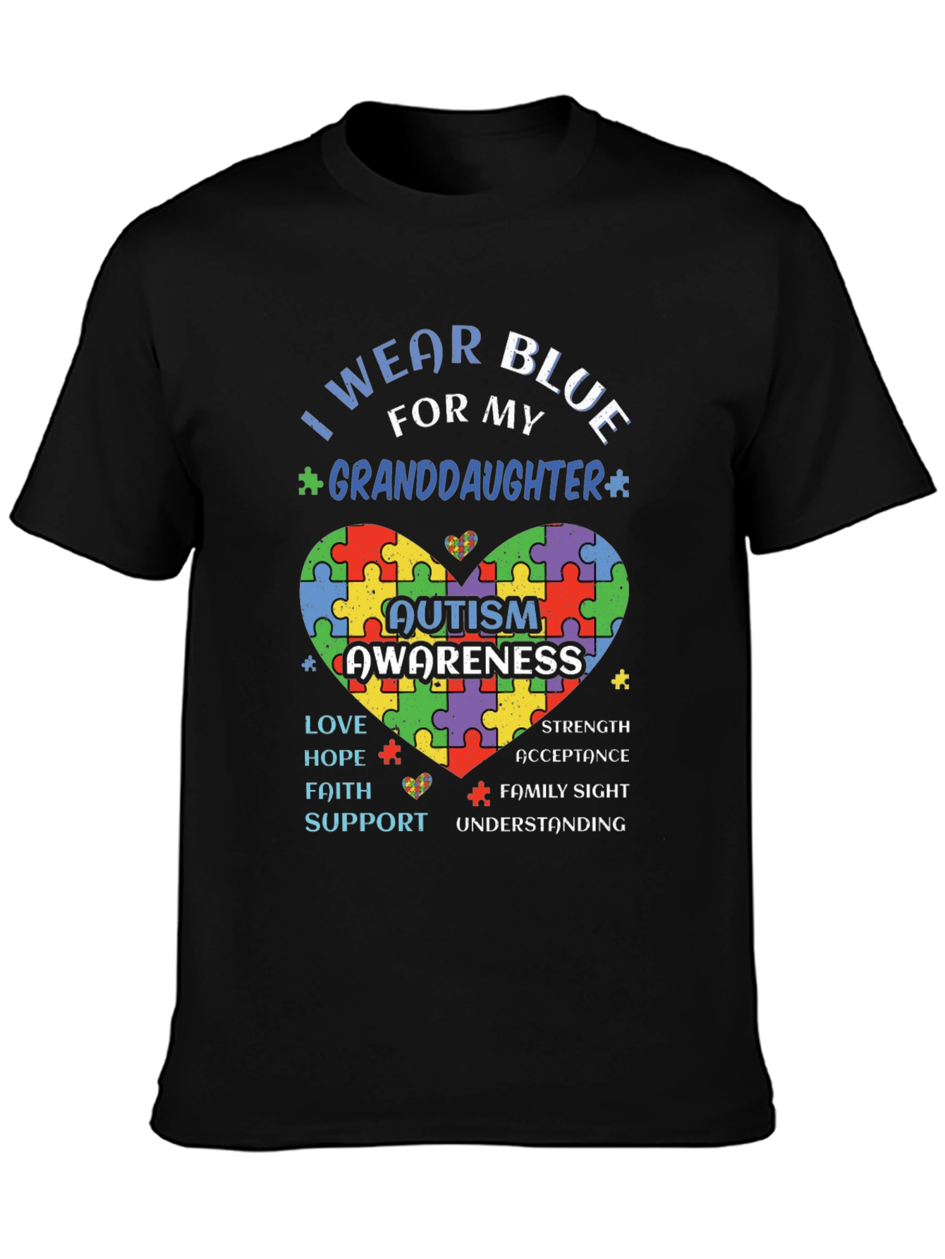 Autism Awareness Granddaughter T-Shirt