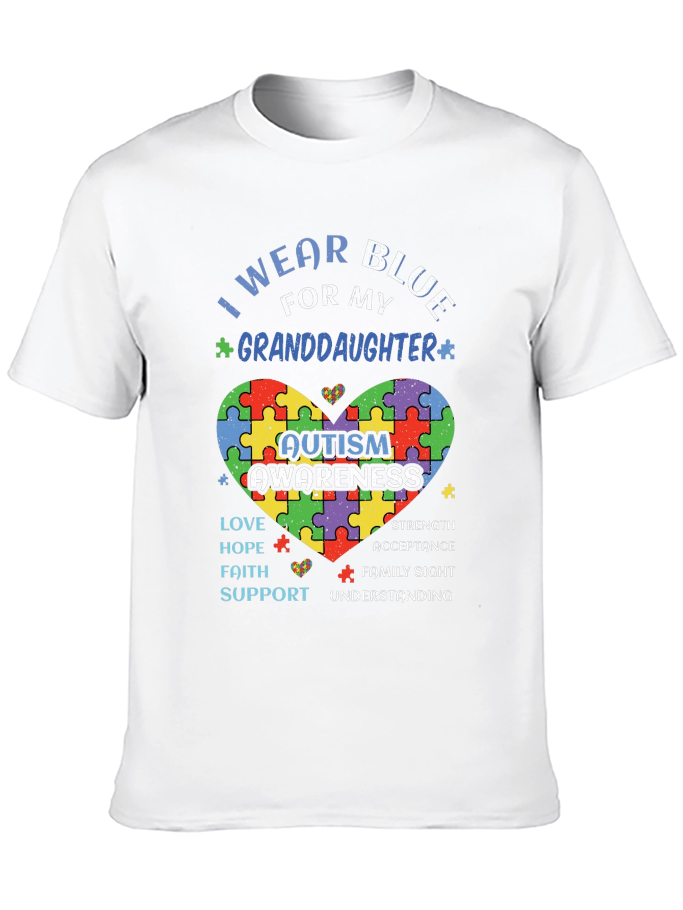Autism Awareness Granddaughter T-Shirt