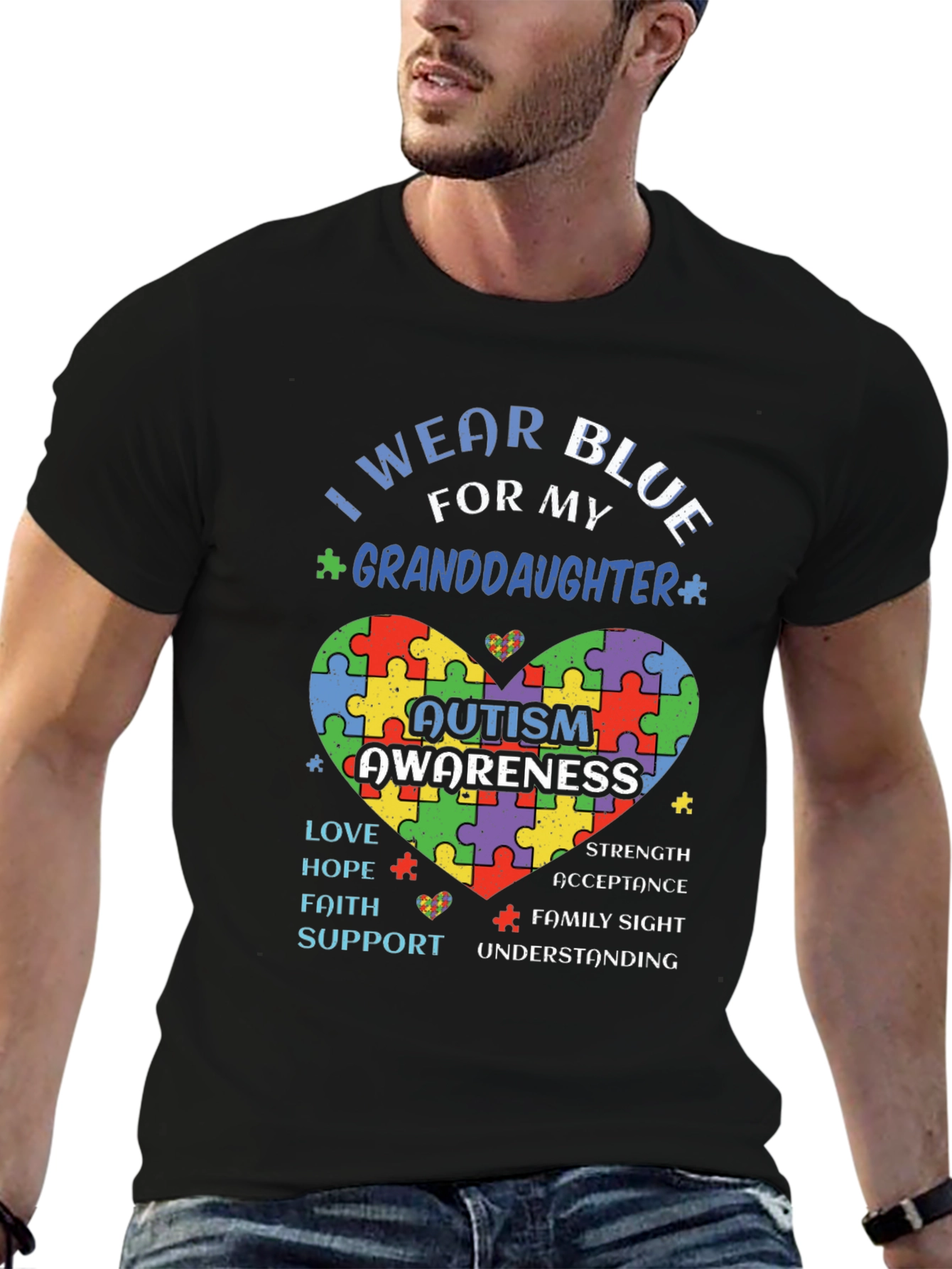Autism Awareness Granddaughter T-Shirt