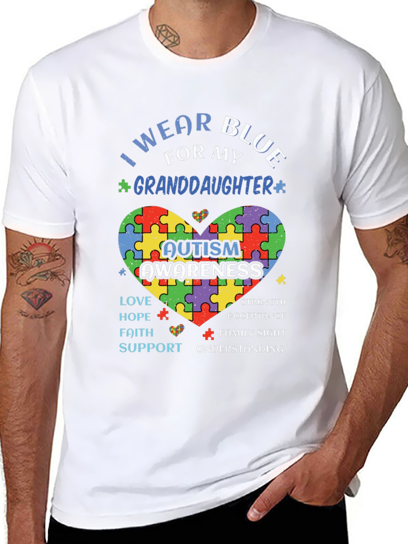 Autism Awareness Granddaughter T-Shirt