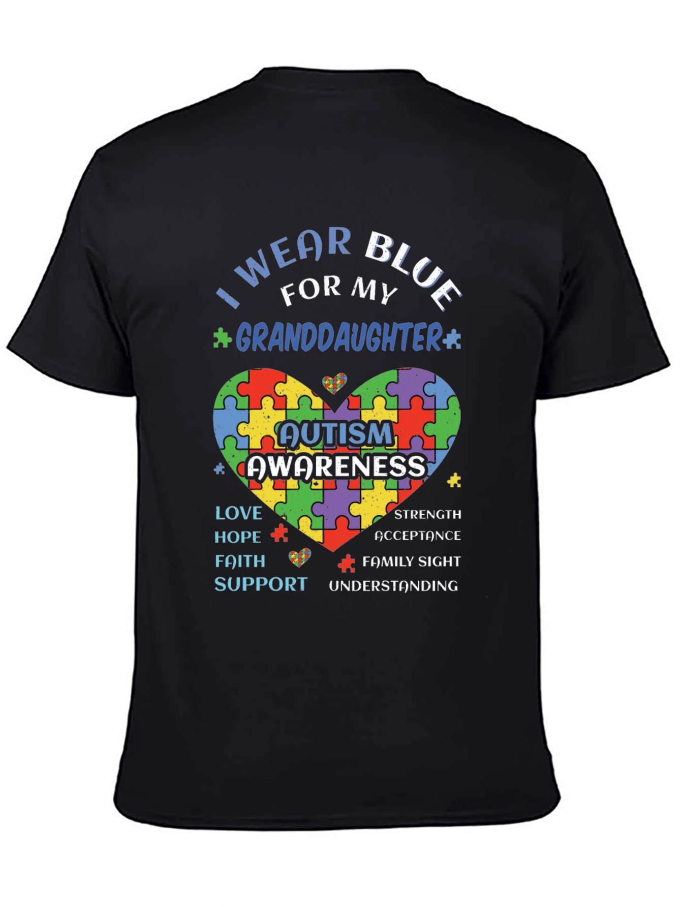 Autism Awareness Granddaughter T-Shirt