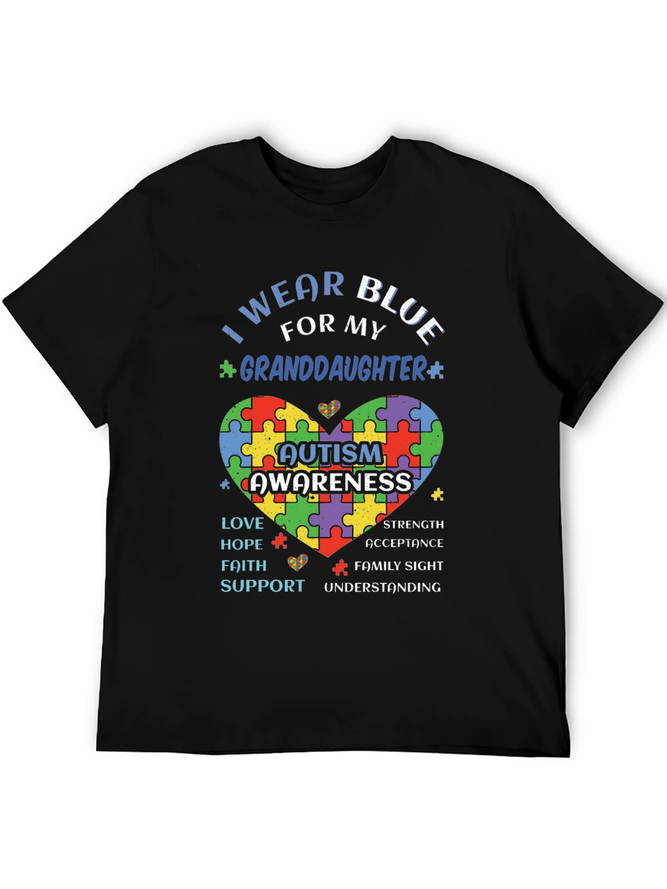 Autism Awareness Granddaughter T-Shirt