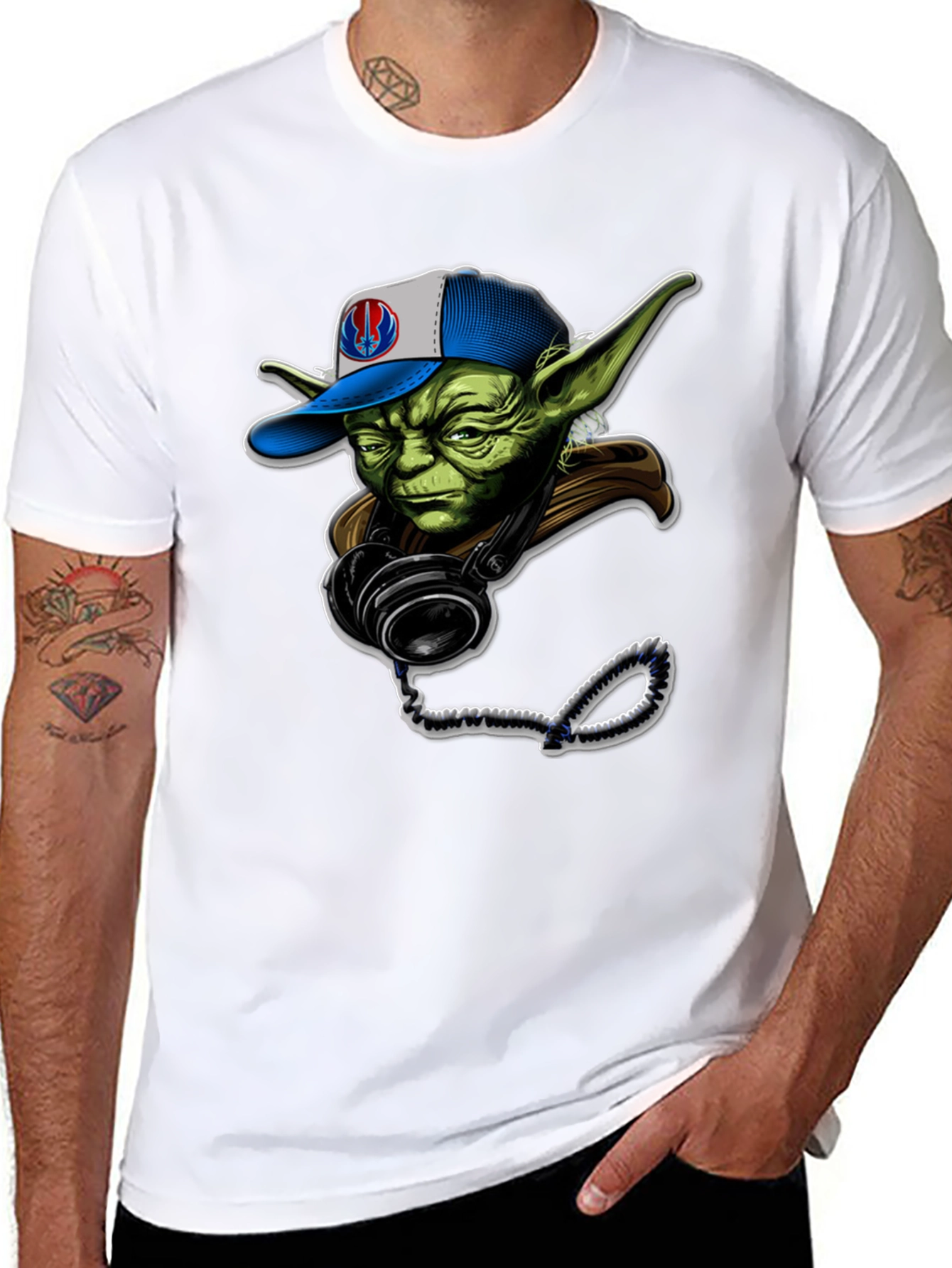 Yoda DJ T-Shirt - Cool Unique and Fun