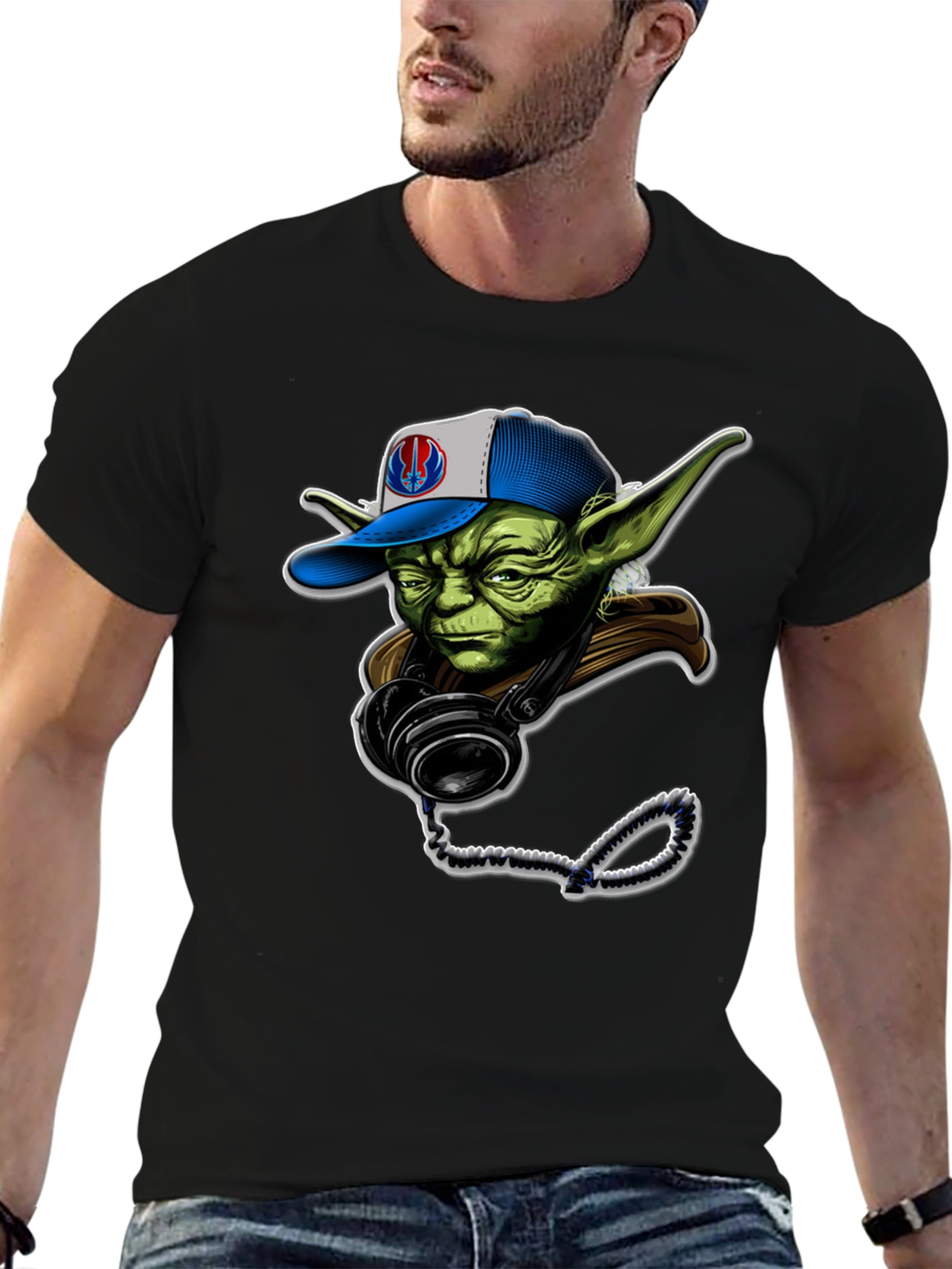 Yoda DJ T-Shirt - Cool Unique and Fun